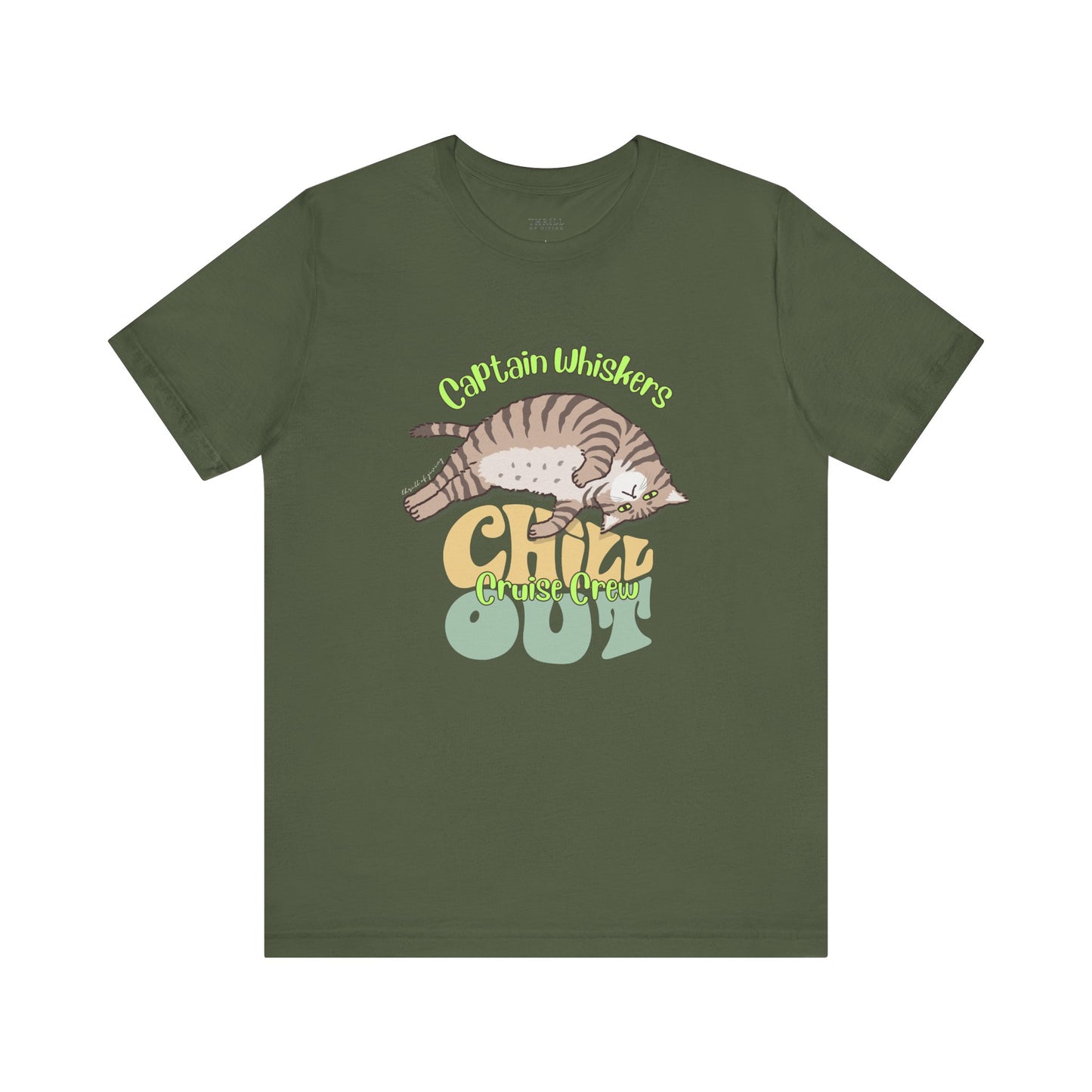 Captain Whiskers Cruise Crew Tee