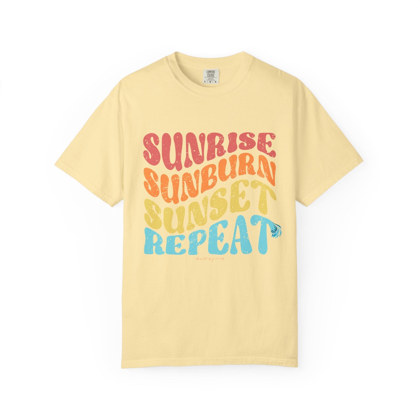 Sunrise-Sunburn-Sunset-Repeat T-shirt