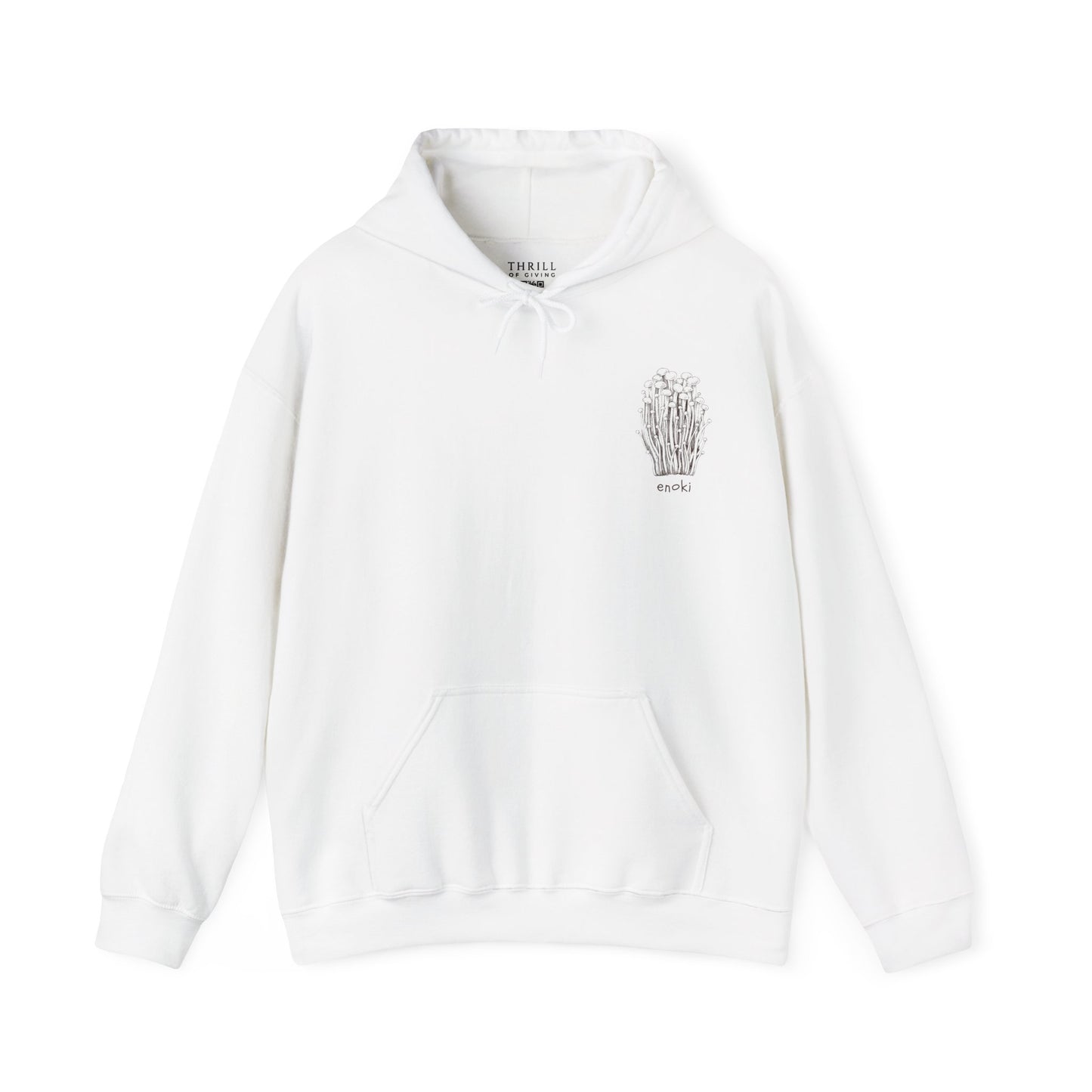 Custom Mushroom Hoodie - Enoki EDITION