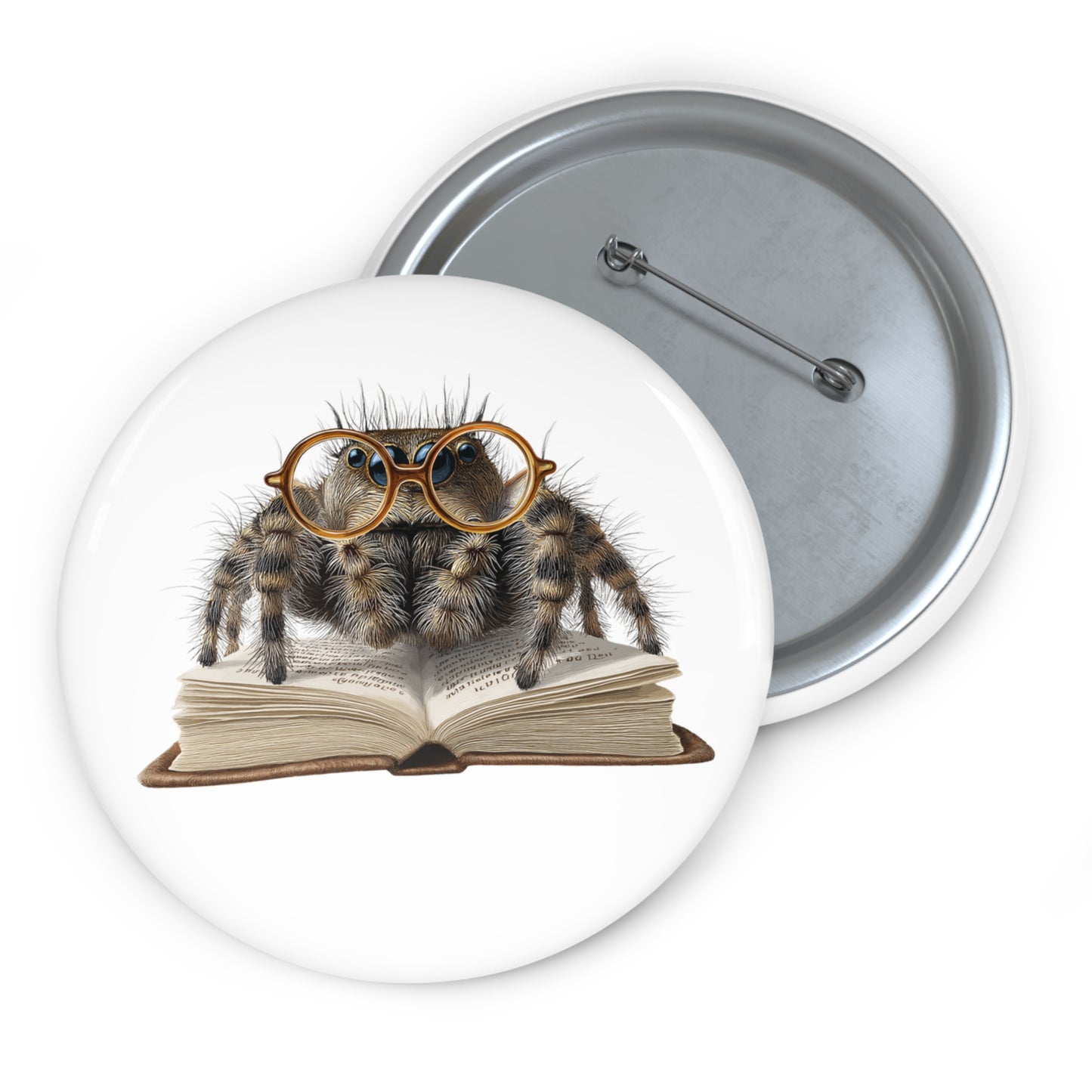 All You Can Read - Metal Pin Button