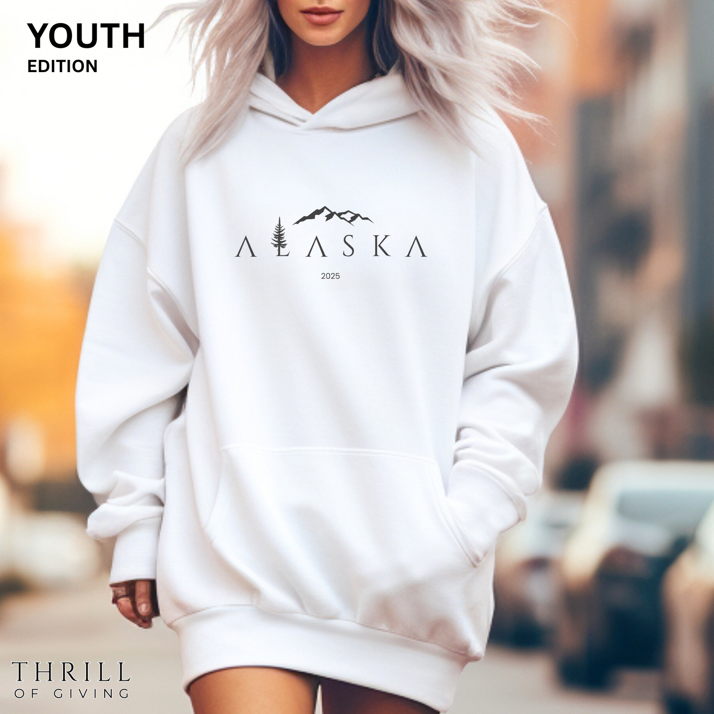 Custom Alaska Hoodie - YOUTH Edition