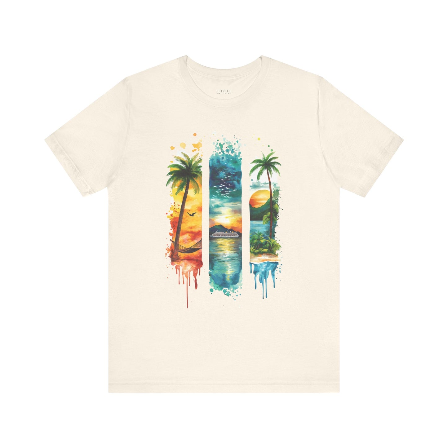 Watercolor Brush Cruise T-shirt
