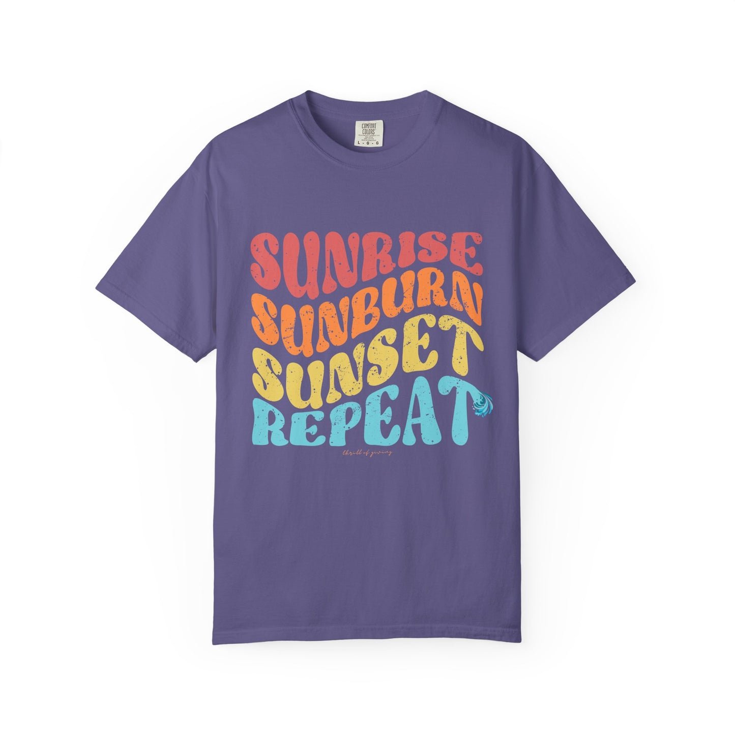 Sunrise-Sunburn-Sunset-Repeat T-shirt