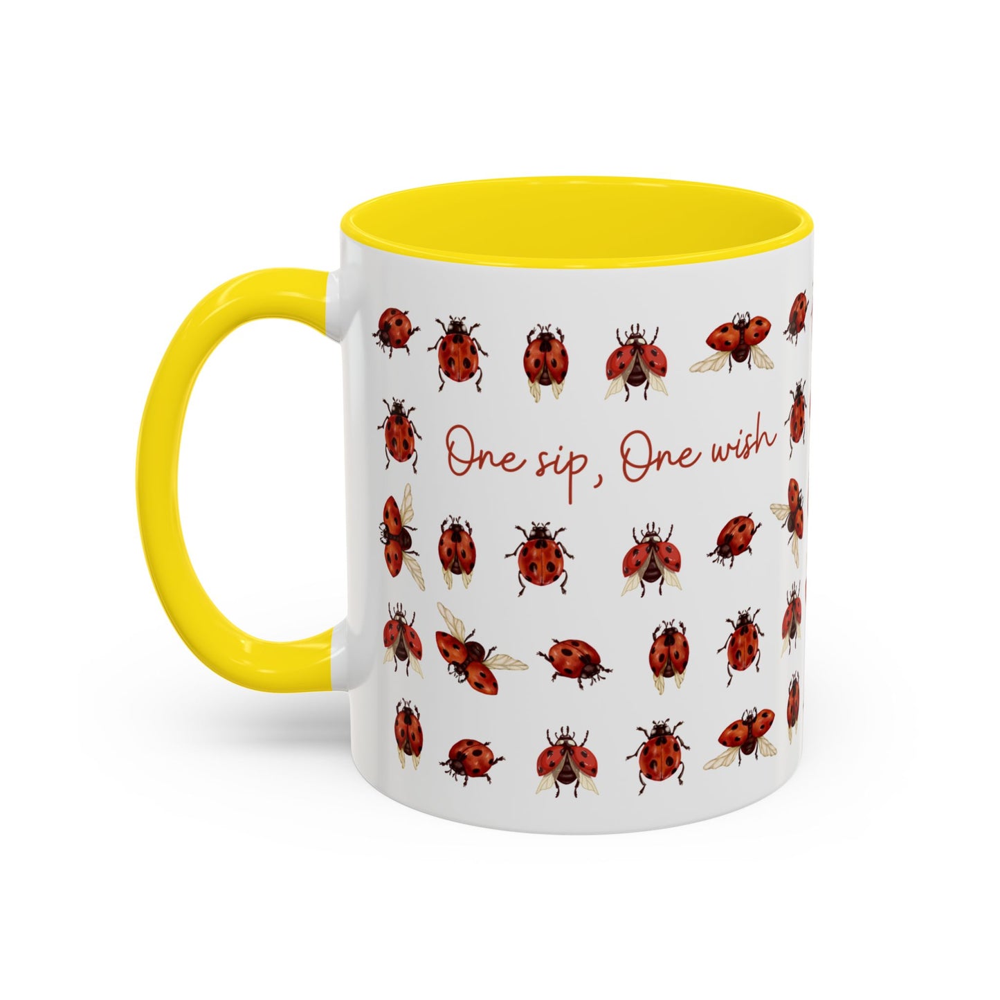 Ladybug Mug - One Sip, One Wish