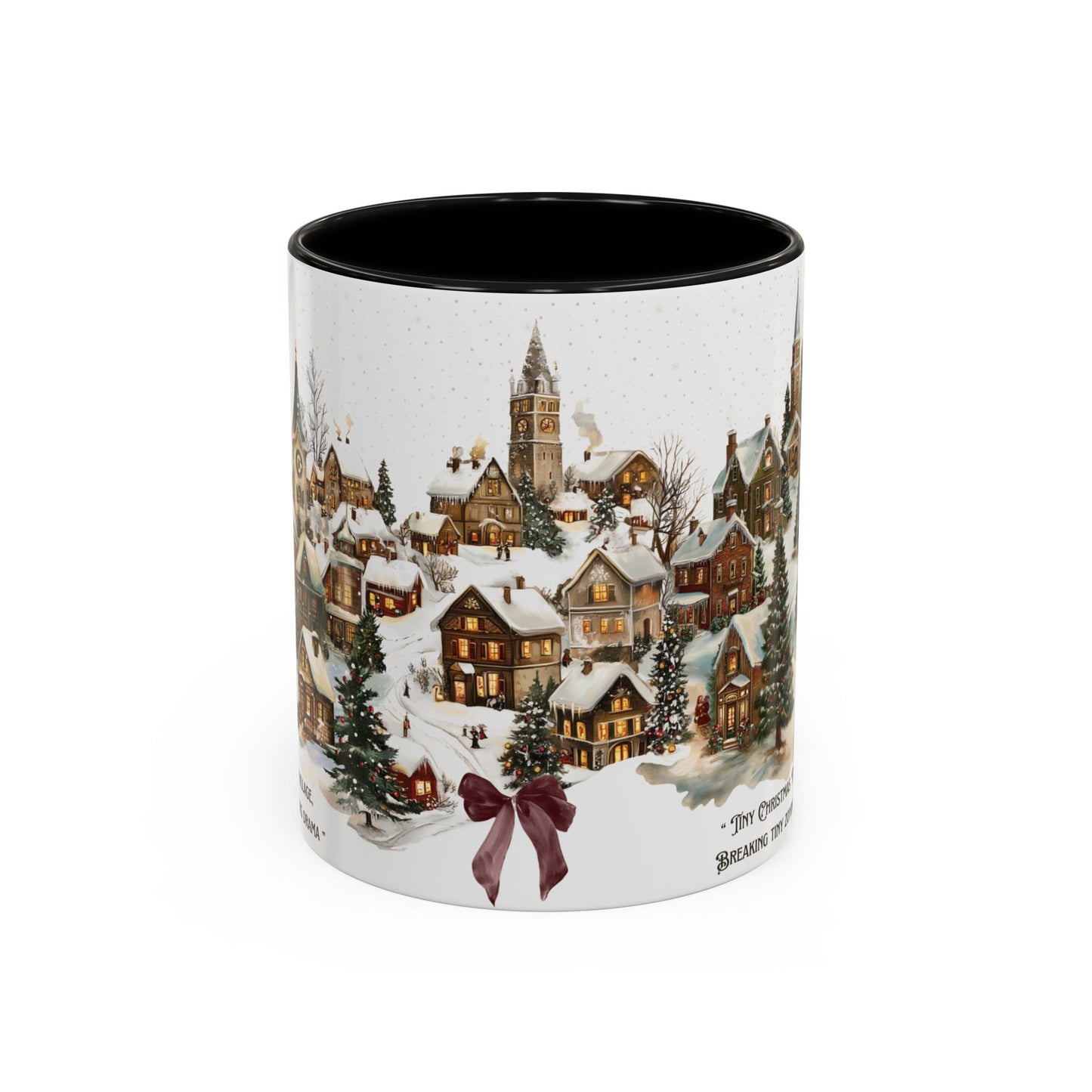 Tiny Christmas Village Mug