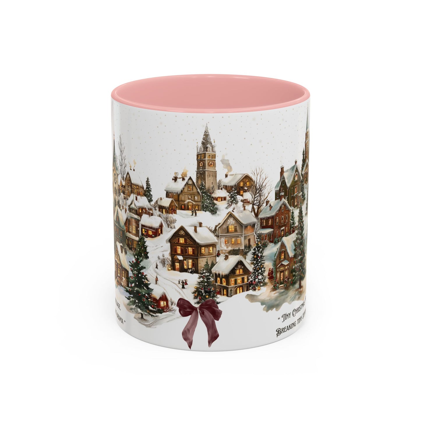 Tiny Christmas Village Mug