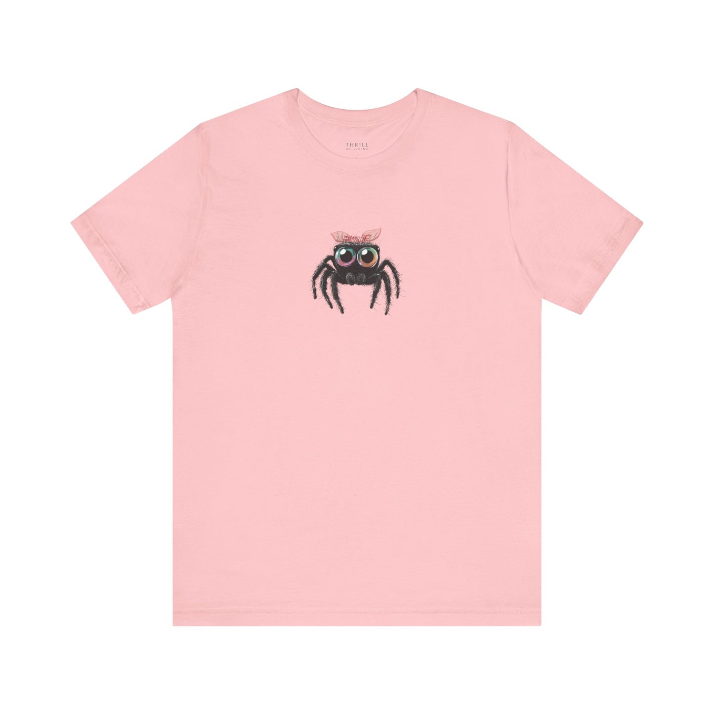 Pink Bow Jumping Spider T-shirt
