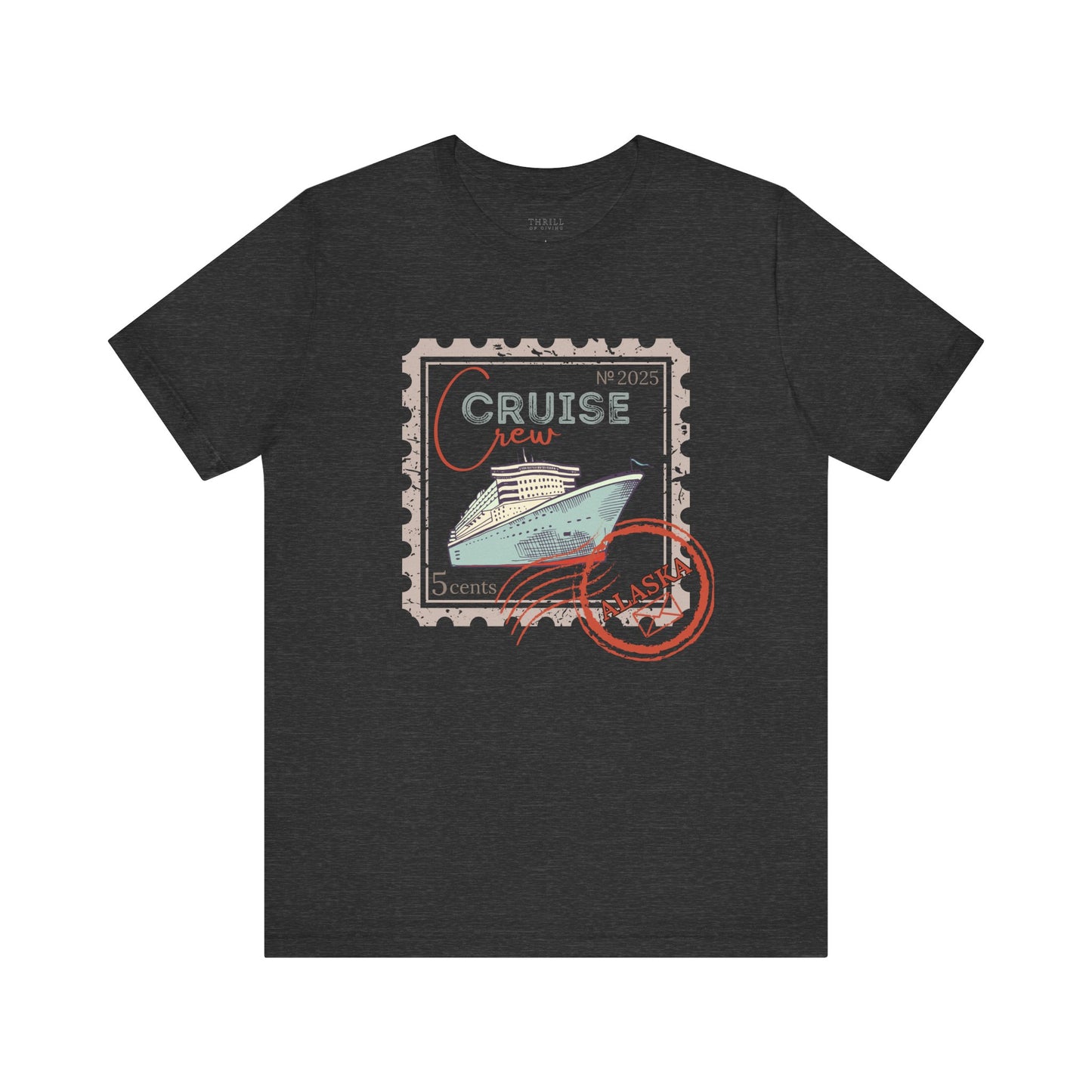 Custom Stamp Cruise Crew Tee