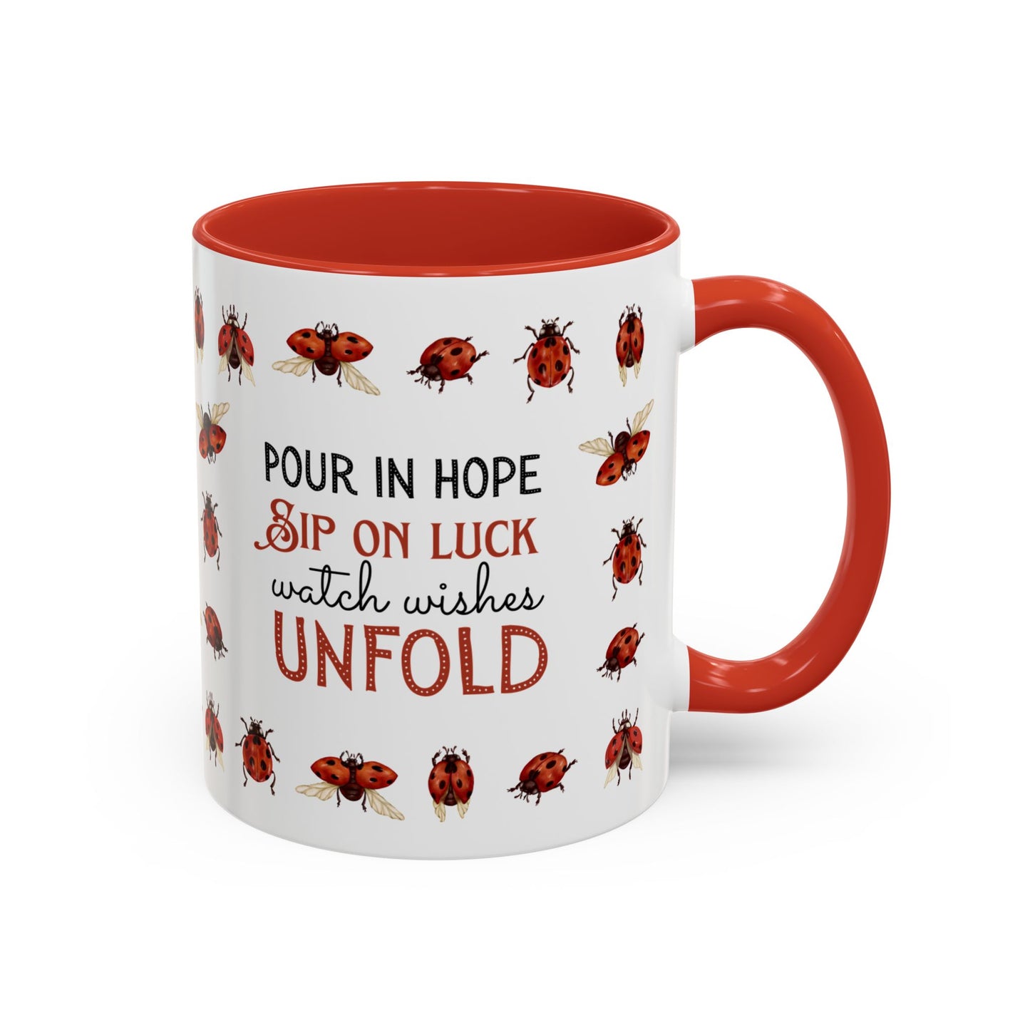 Ladybug Mug - Custom Name Coffee Mug