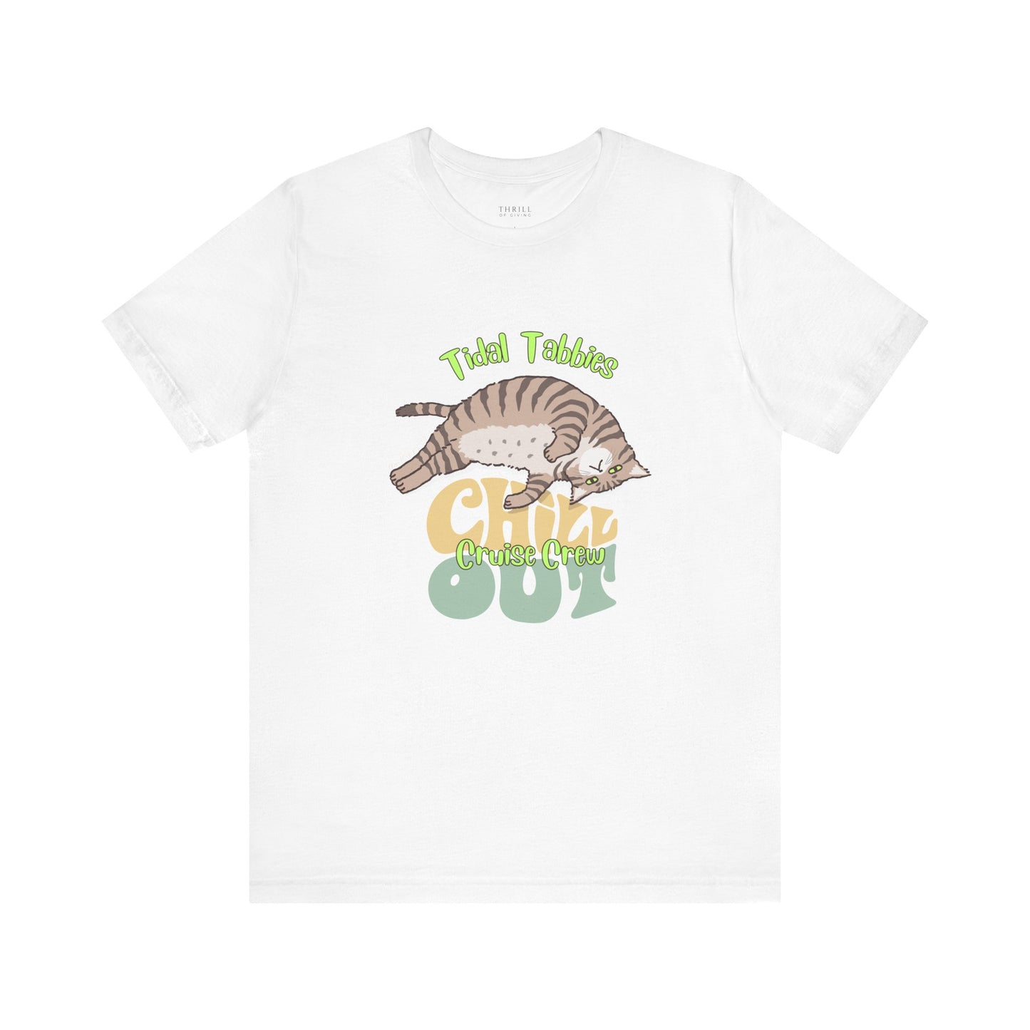 Funny Tidal Tabbies Cruise Crew T-shirt