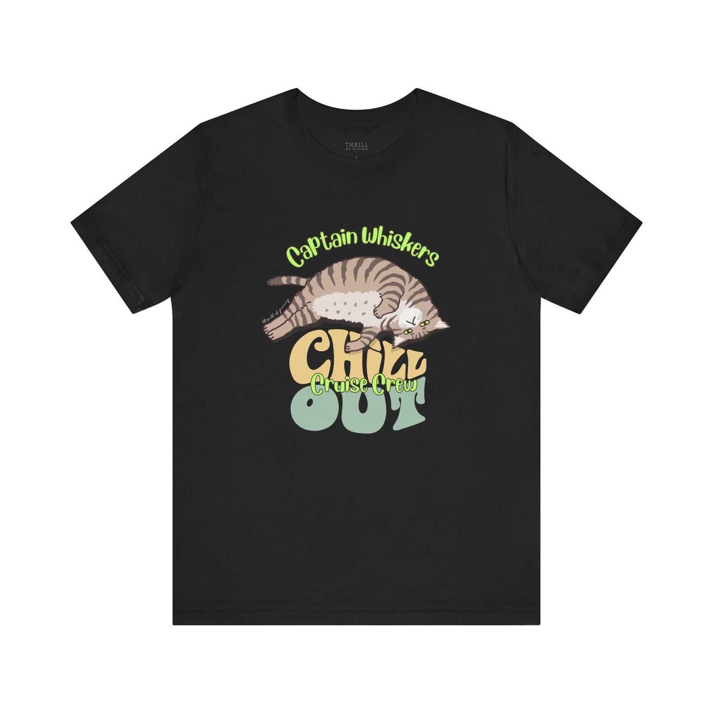 Captain Whiskers Cruise Crew Tee