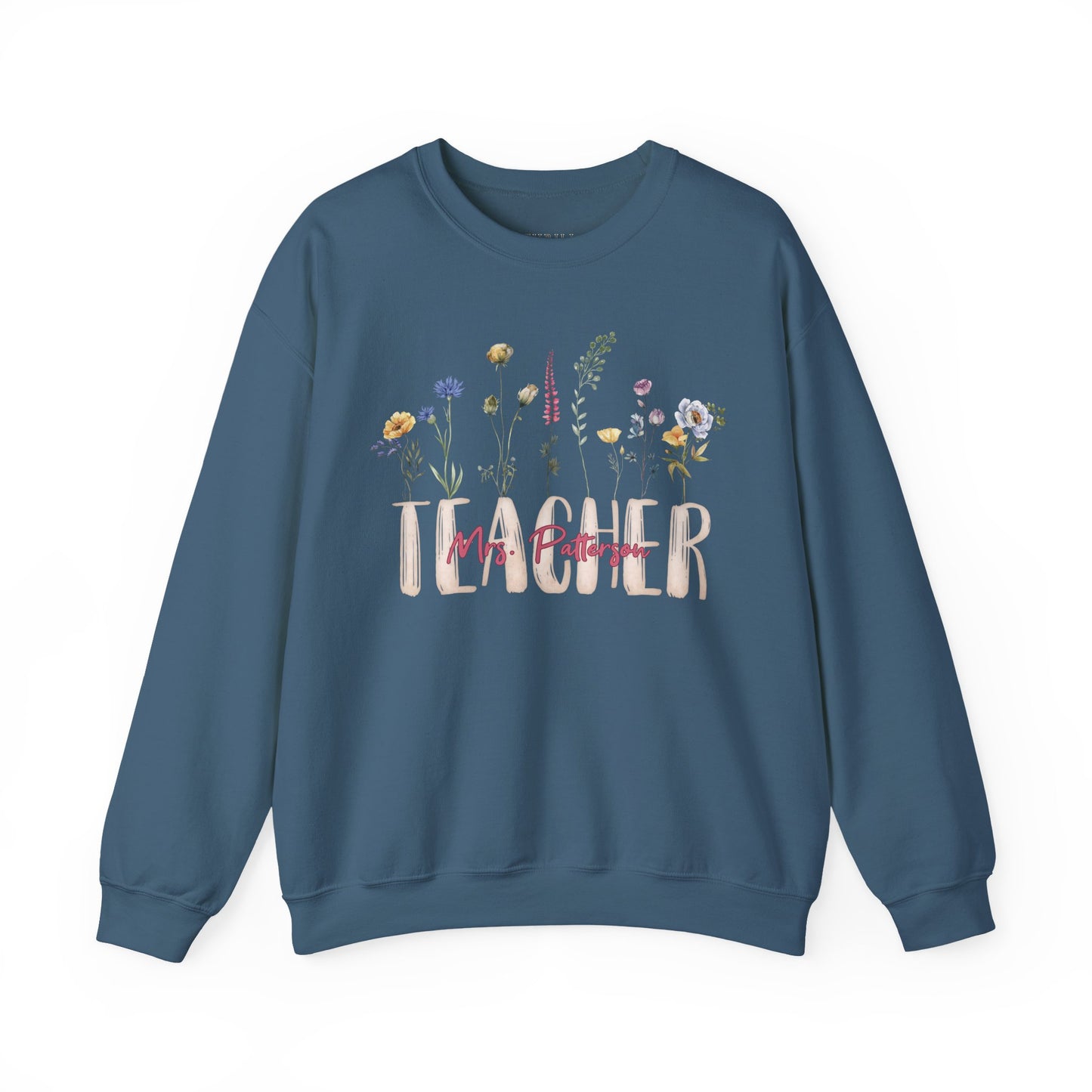 Watercolor Teacher Sweatshirt - Personalized