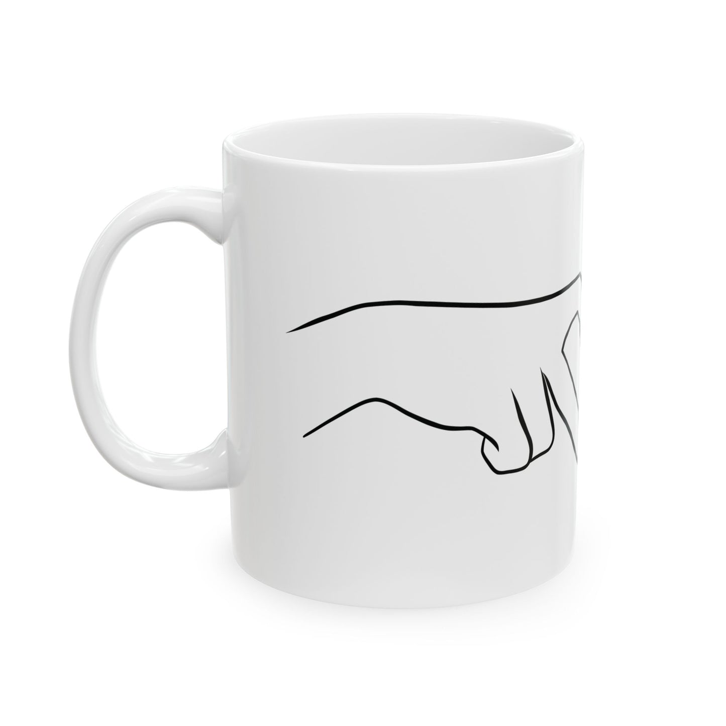 Gen-Z Heart Hands Coffee Mug