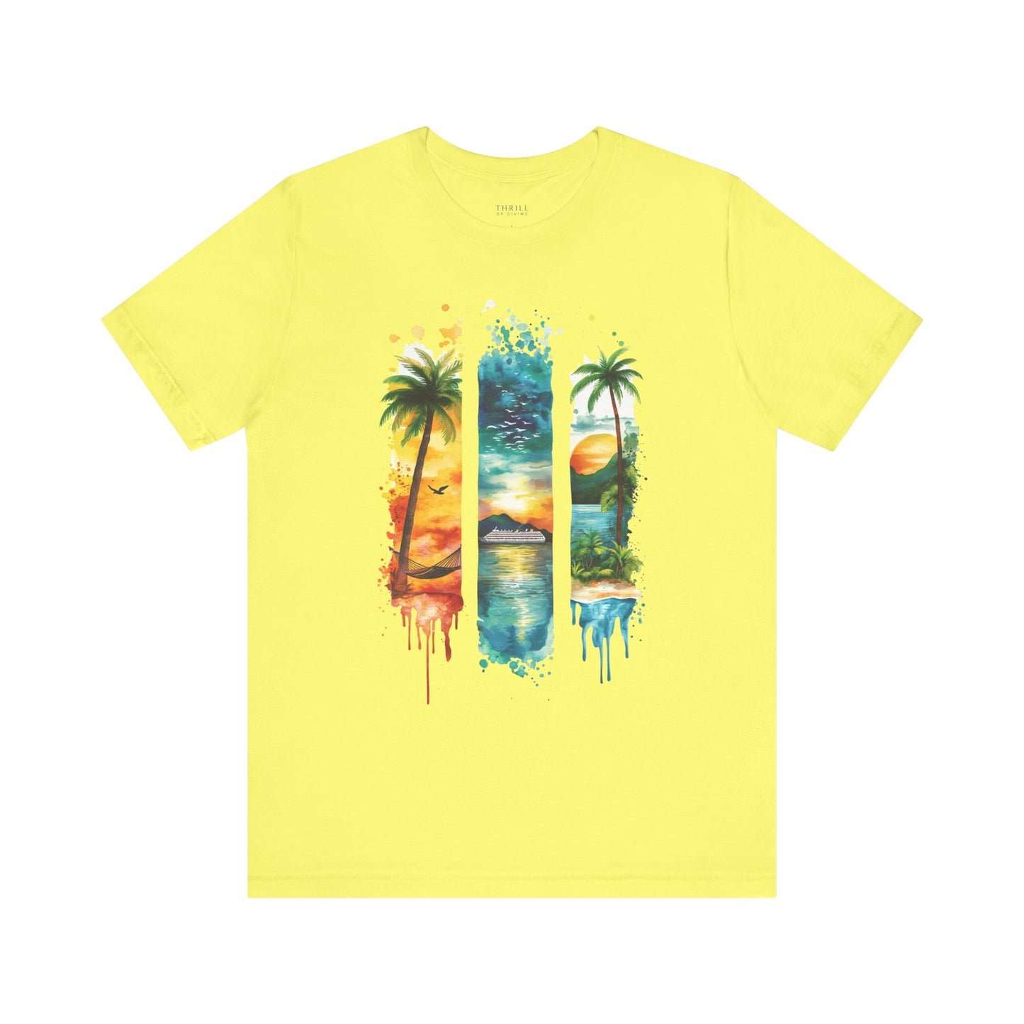 Watercolor Brush Cruise T-shirt