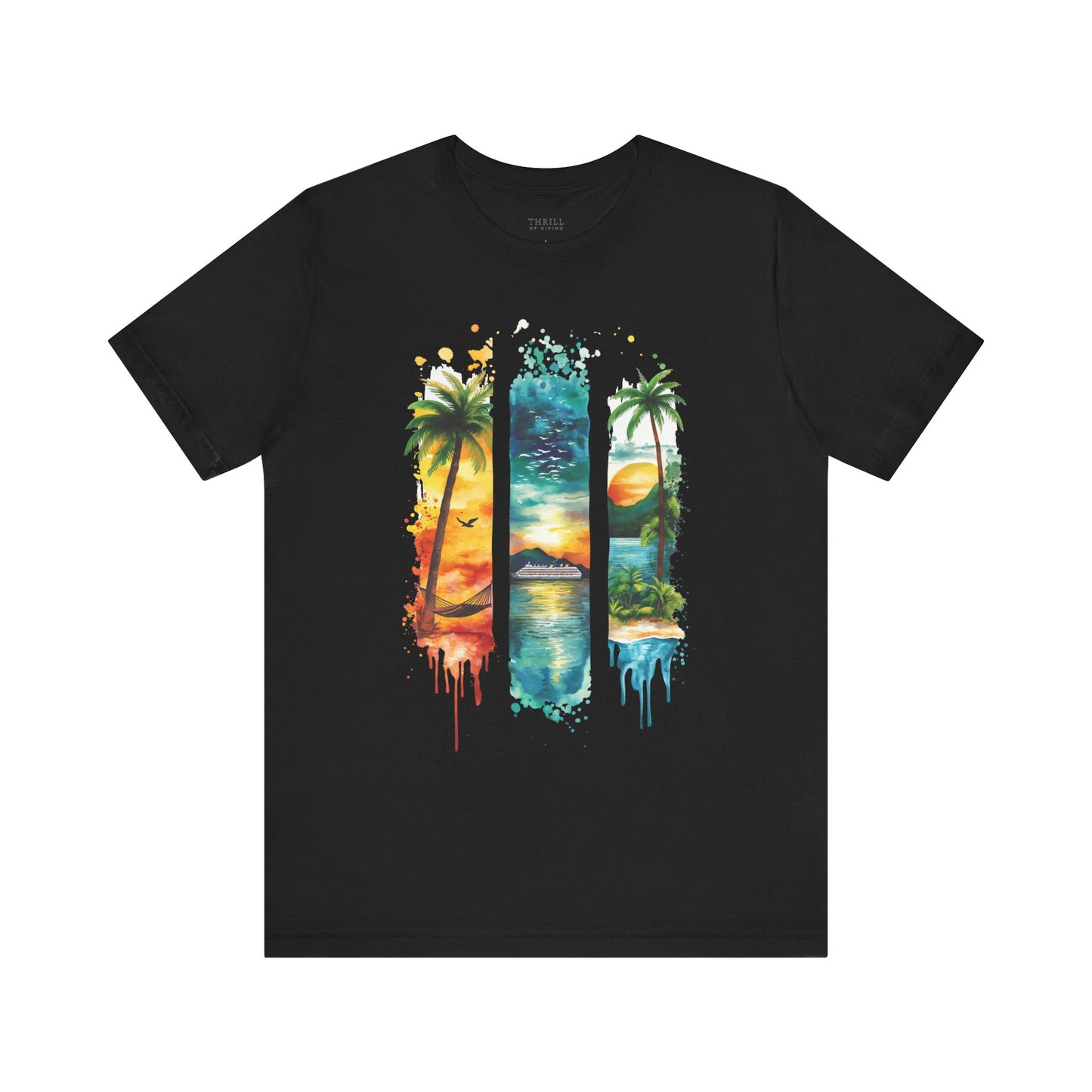 Watercolor Brush Cruise T-shirt