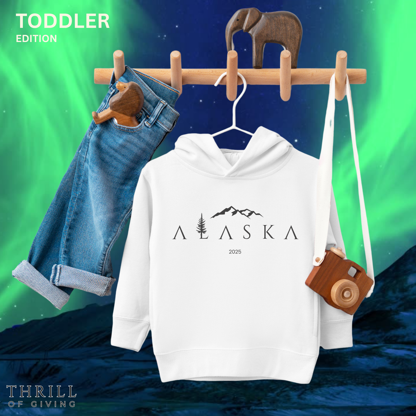 Custom ALASKA Hoodie - TODDLER Edition