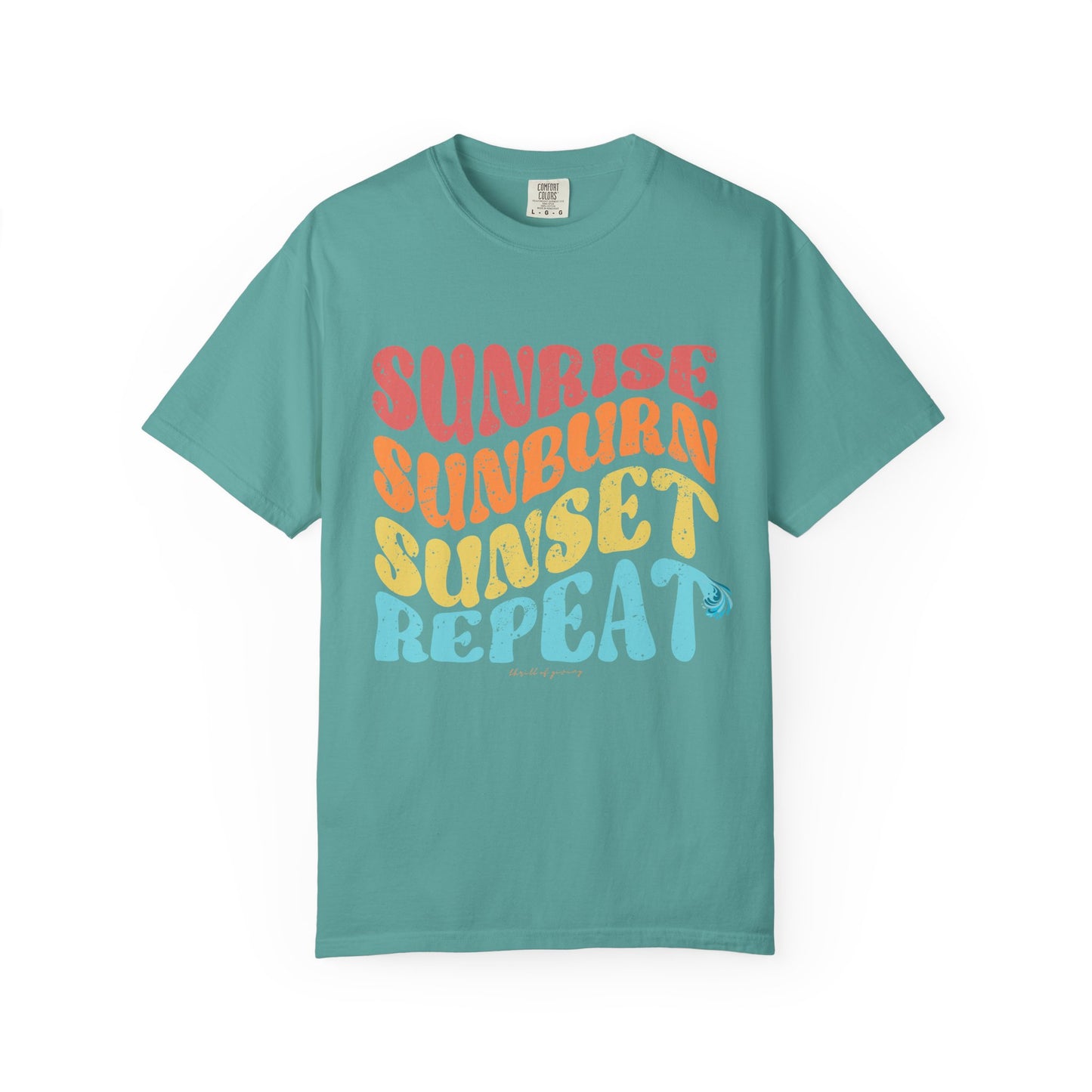 Sunrise-Sunburn-Sunset-Repeat T-shirt