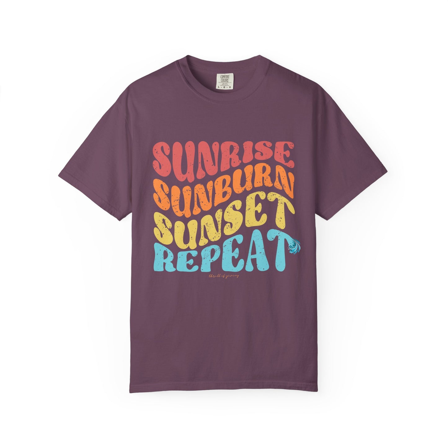 Sunrise-Sunburn-Sunset-Repeat T-shirt