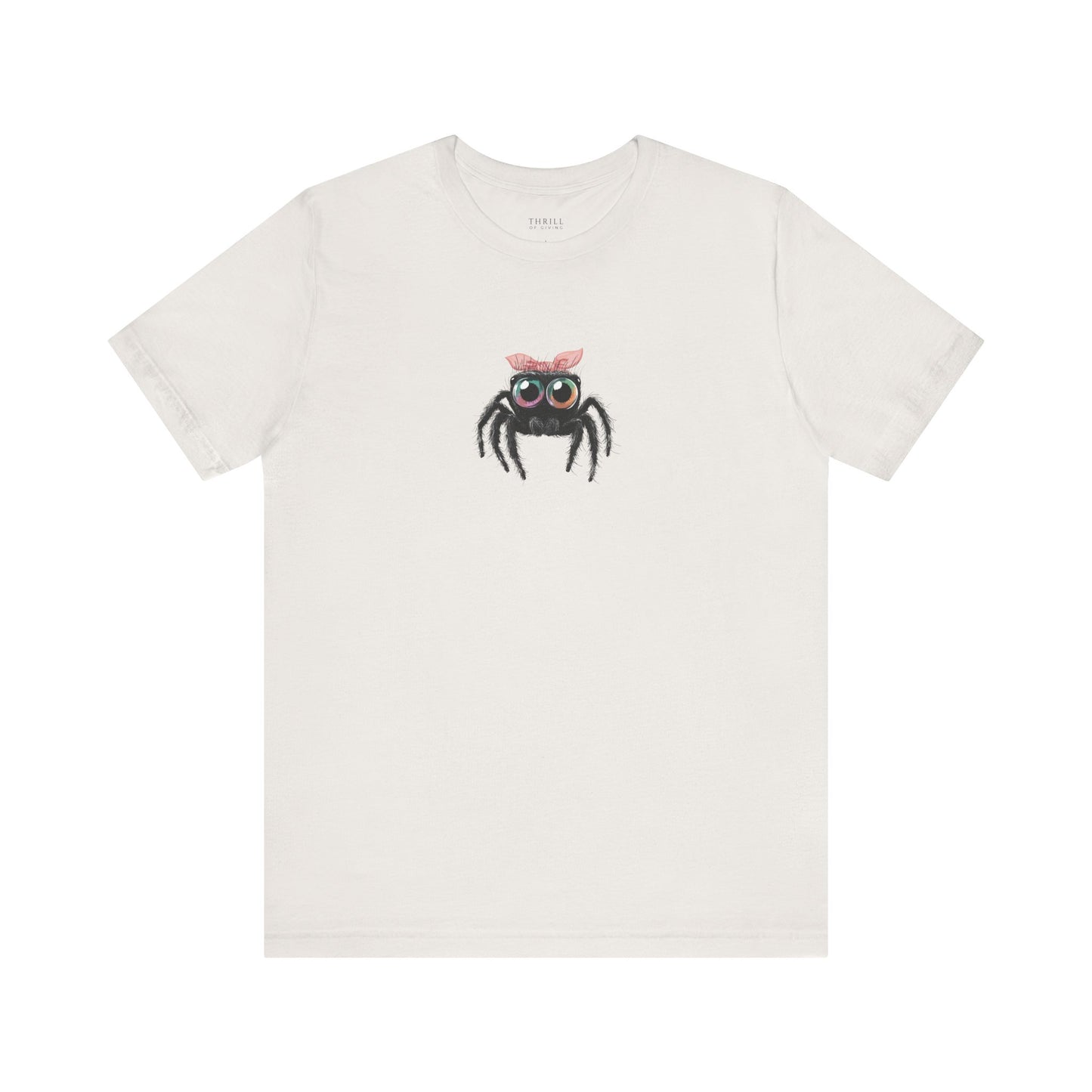Pink Bow Jumping Spider T-shirt
