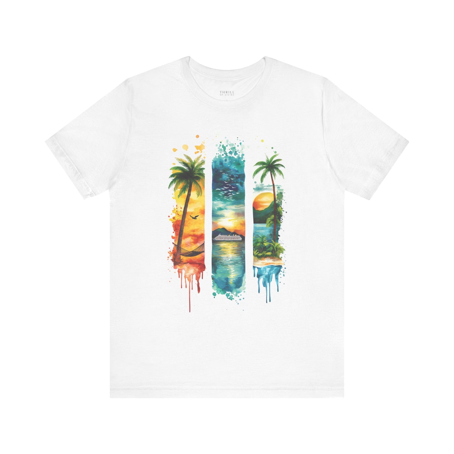 Watercolor Brush Cruise T-shirt