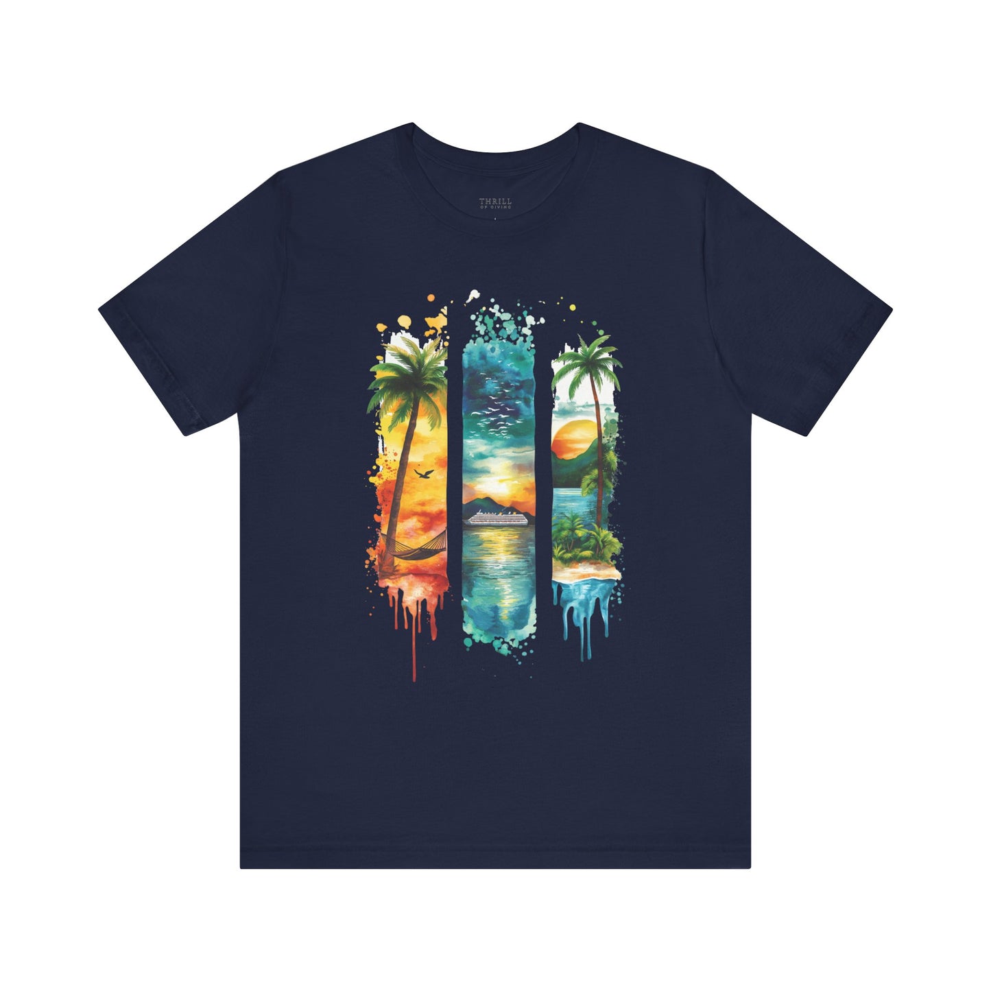 Watercolor Brush Cruise T-shirt
