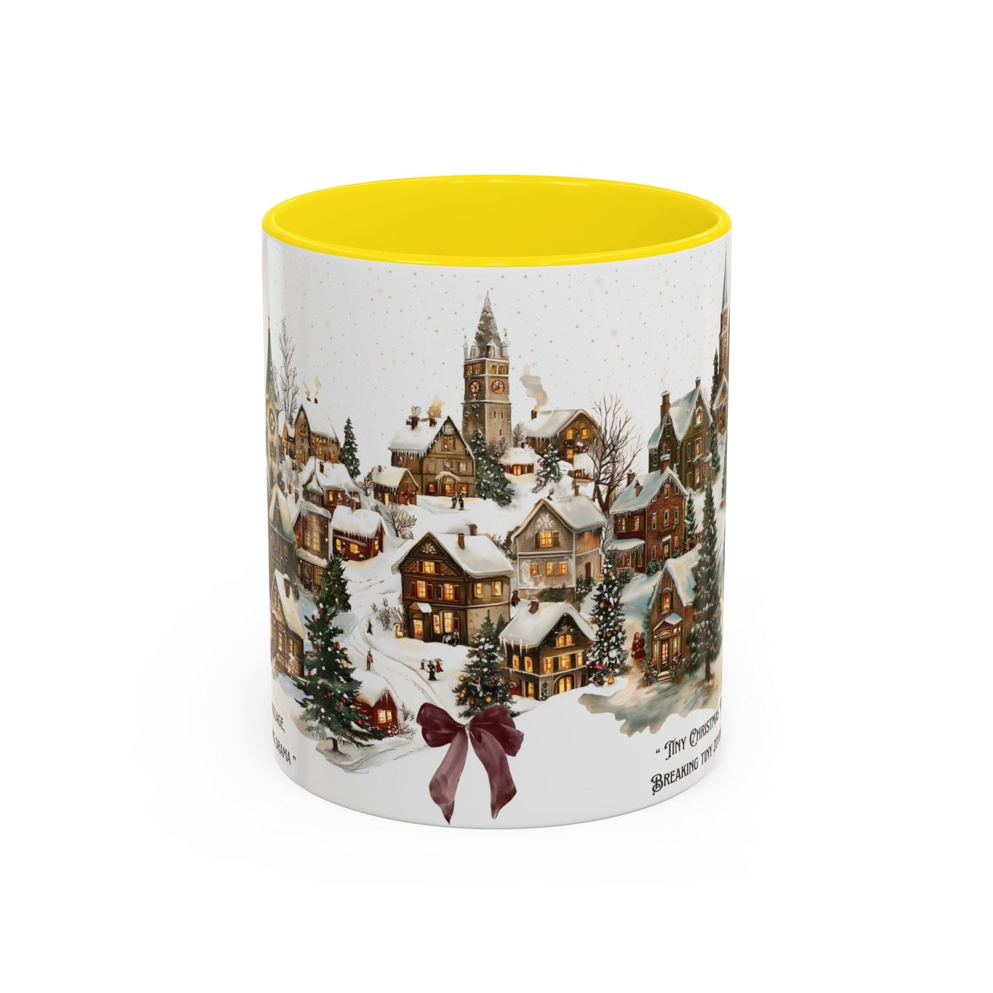 Tiny Christmas Village Mug