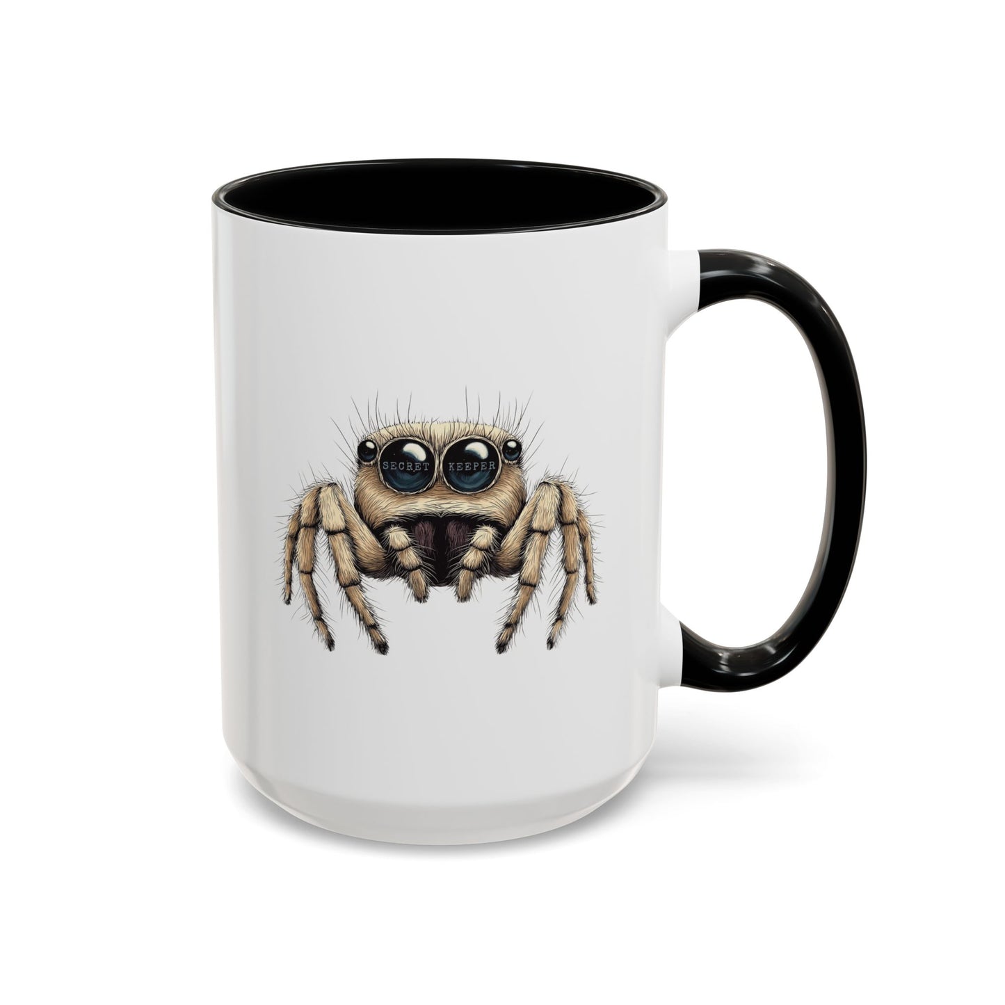Cute Jumping Spider Mug - SECRET KEEPER
