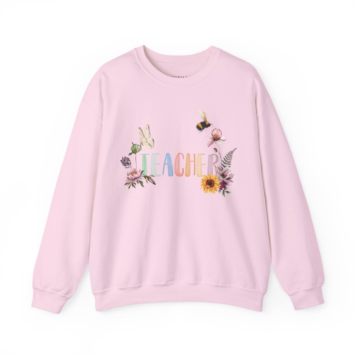 Wildflower Watercolor Teacher Sweatshirt