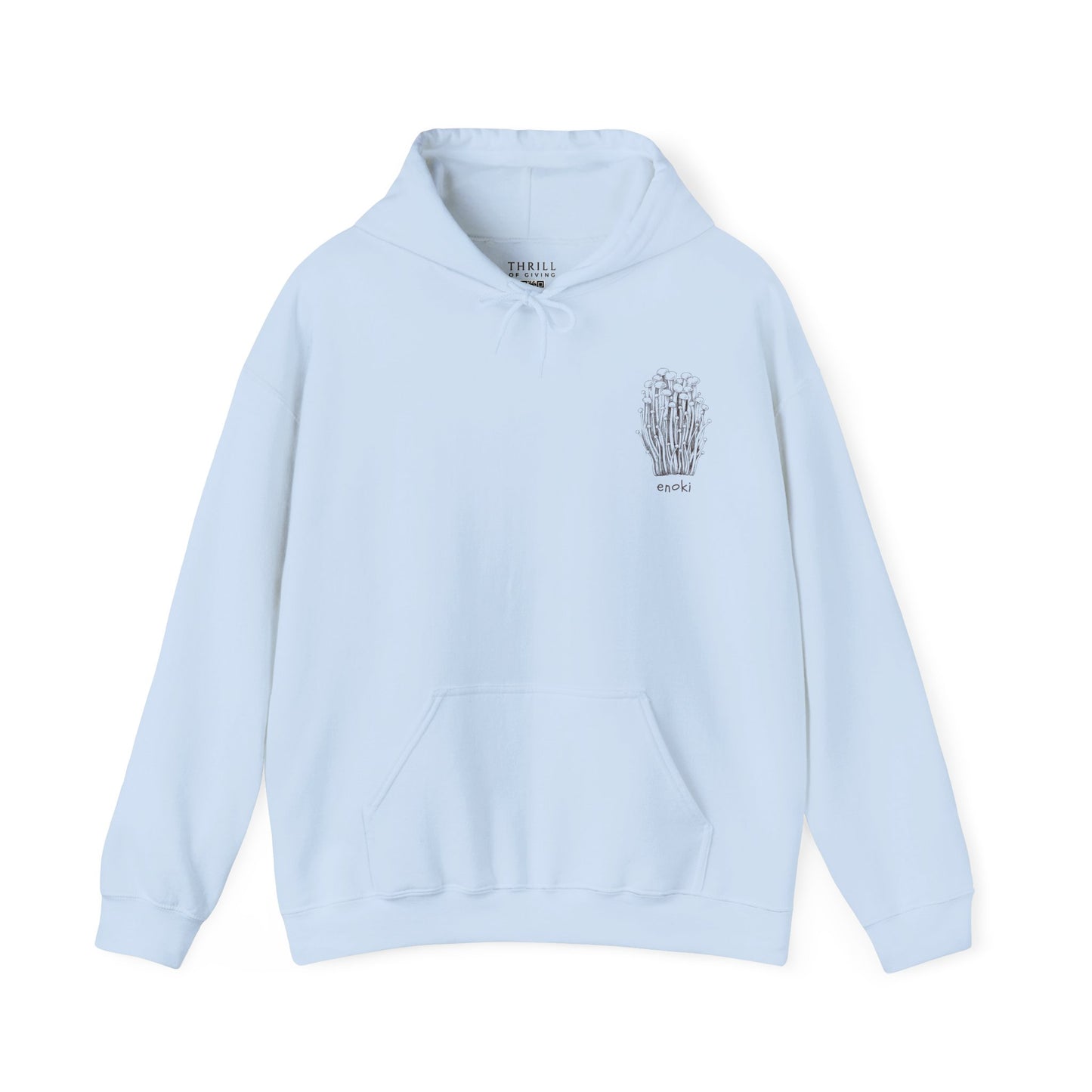 Custom Mushroom Hoodie - Enoki EDITION