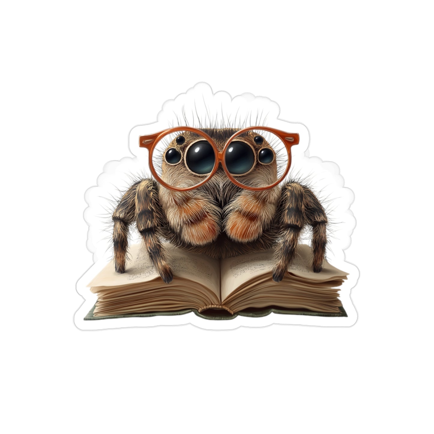 All You Can Read - Fun Die-Cut Sticker