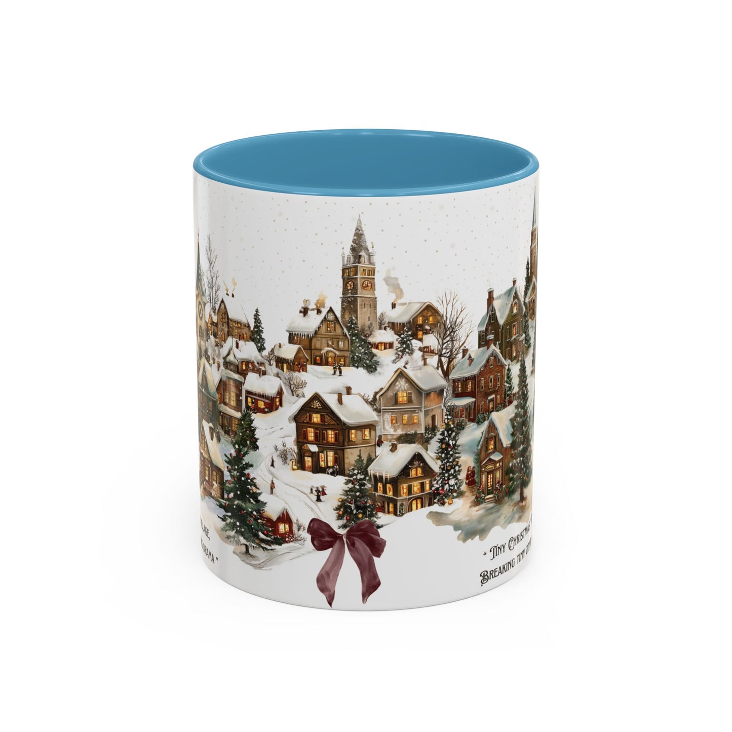 Tiny Christmas Village Mug