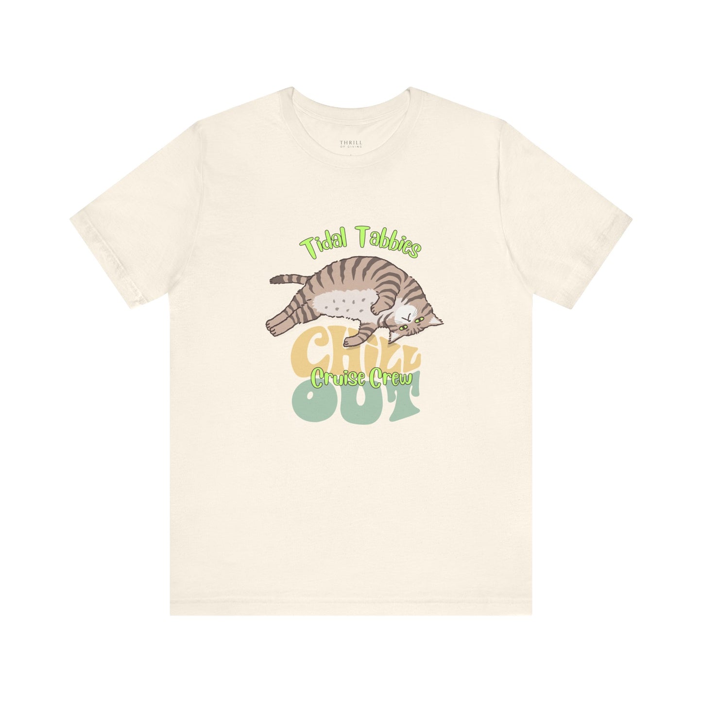 Funny Tidal Tabbies Cruise Crew T-shirt