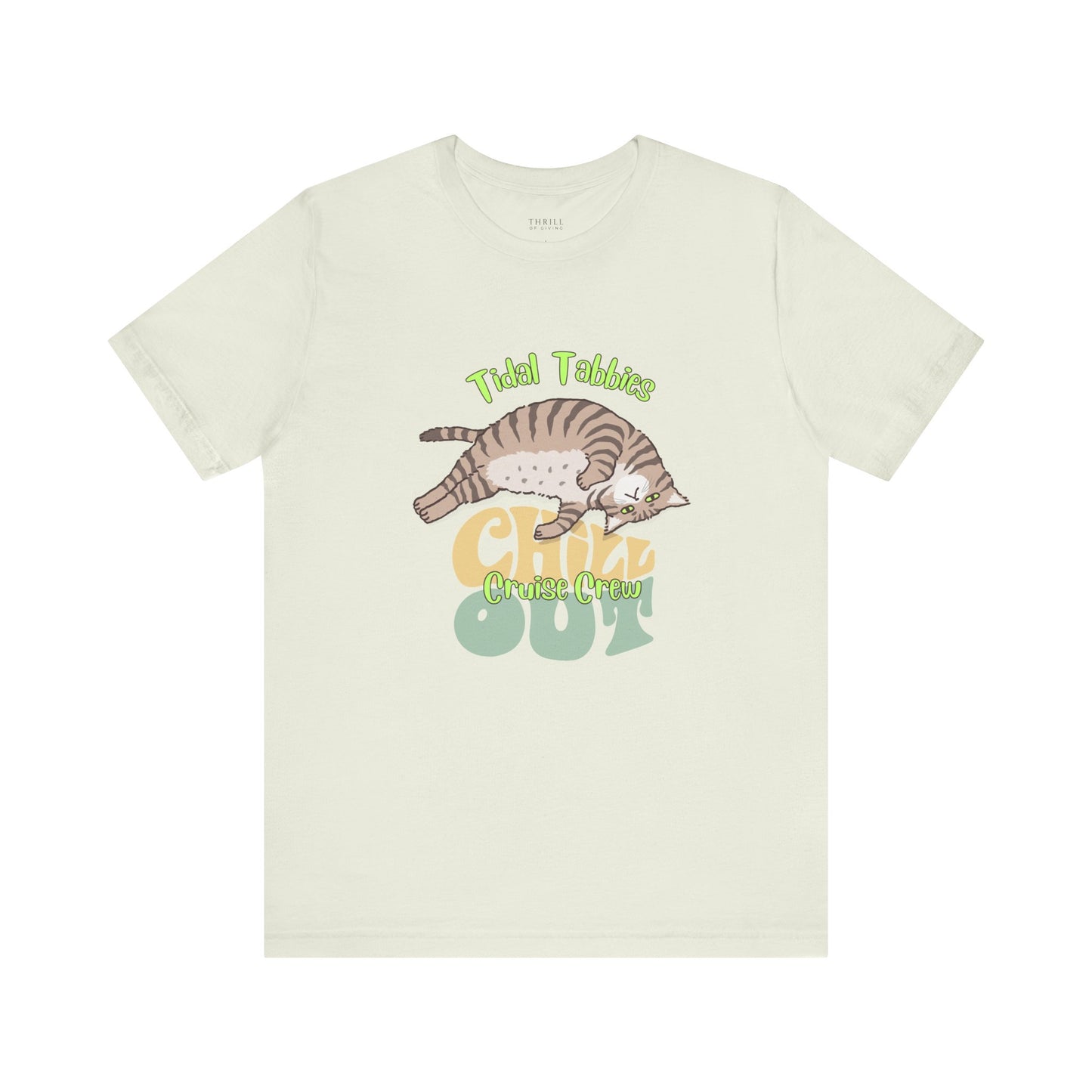 Funny Tidal Tabbies Cruise Crew T-shirt