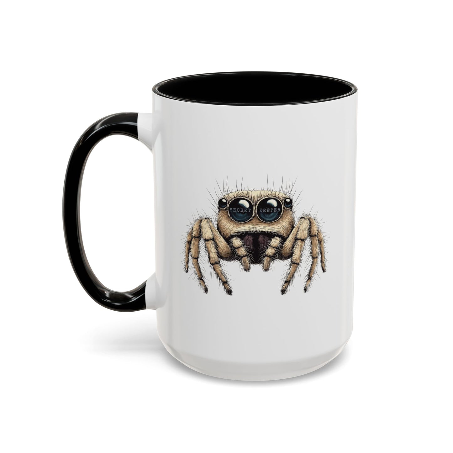 Cute Jumping Spider Mug - SECRET KEEPER