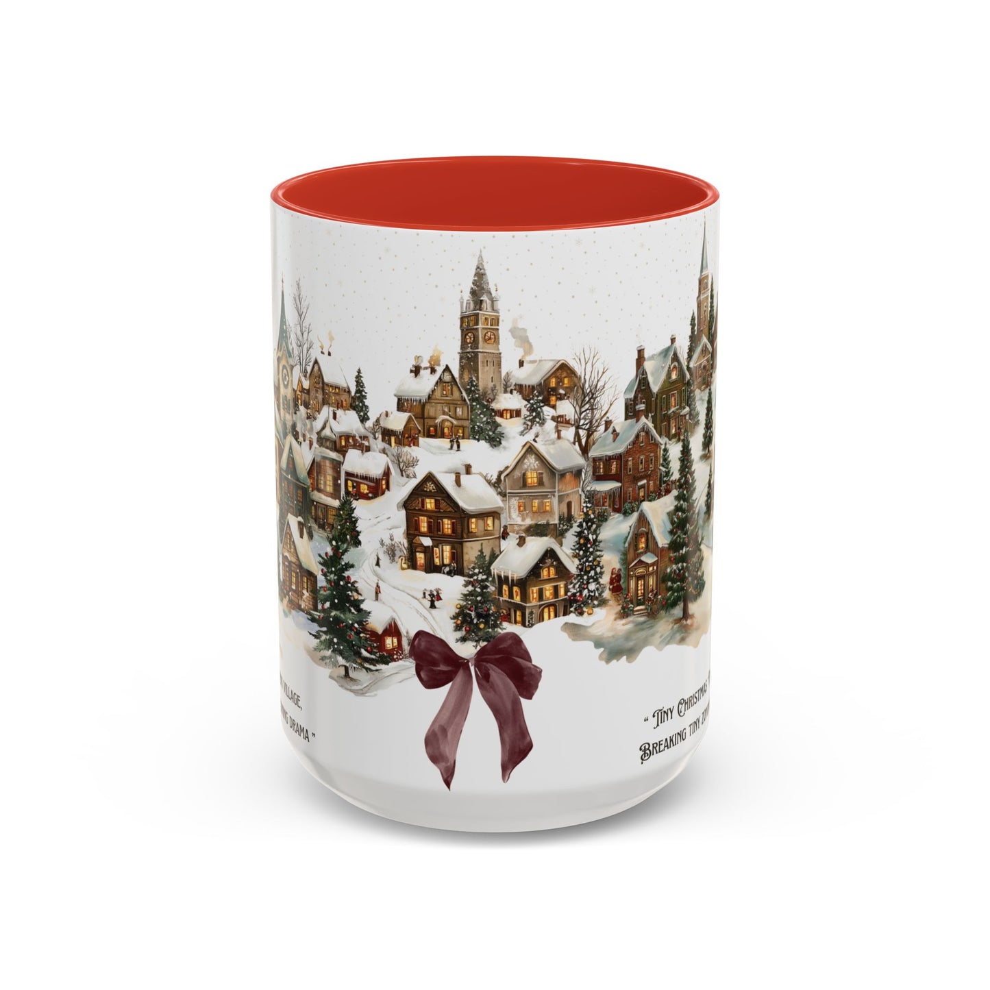 Tiny Christmas Village Mug