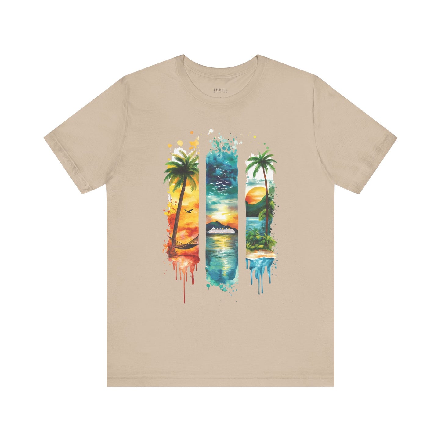 Watercolor Brush Cruise T-shirt