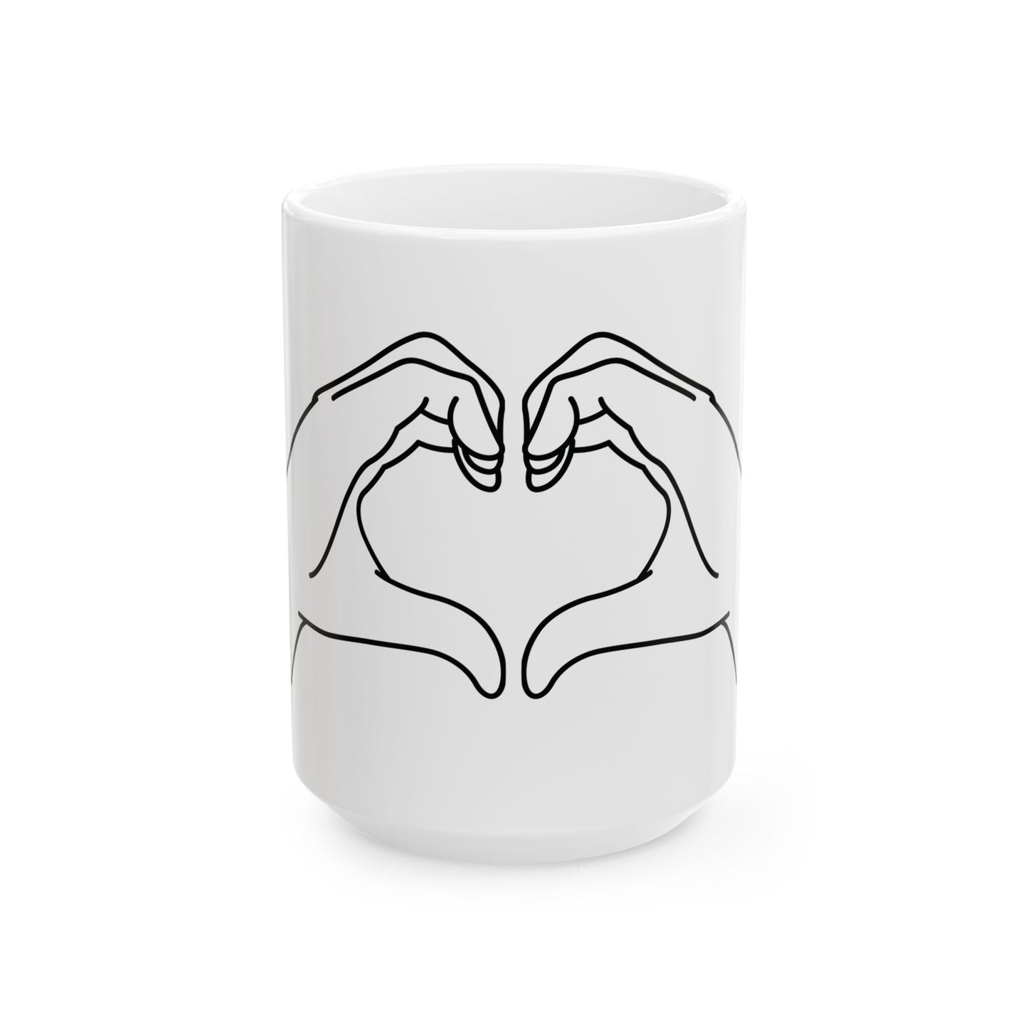 Millennial Heart Hands Coffee Mug