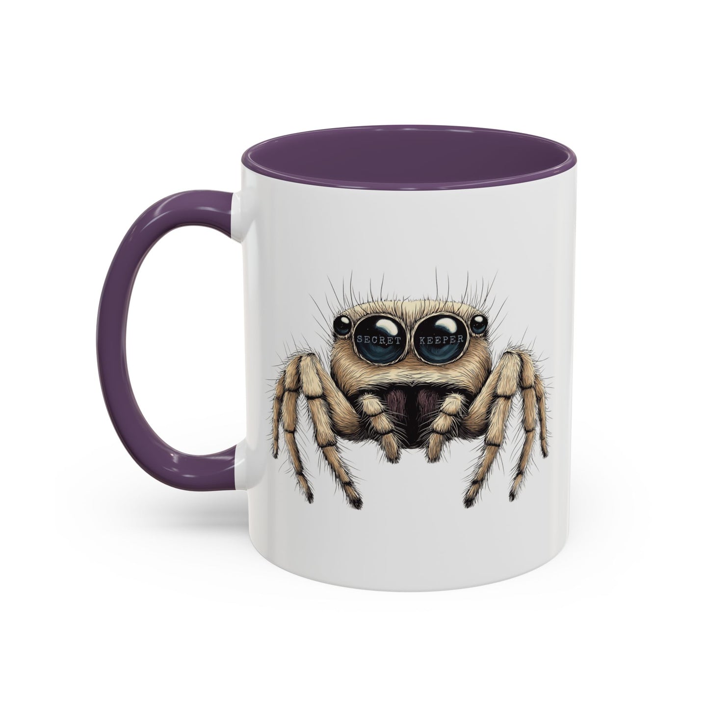 Cute Jumping Spider Mug - SECRET KEEPER