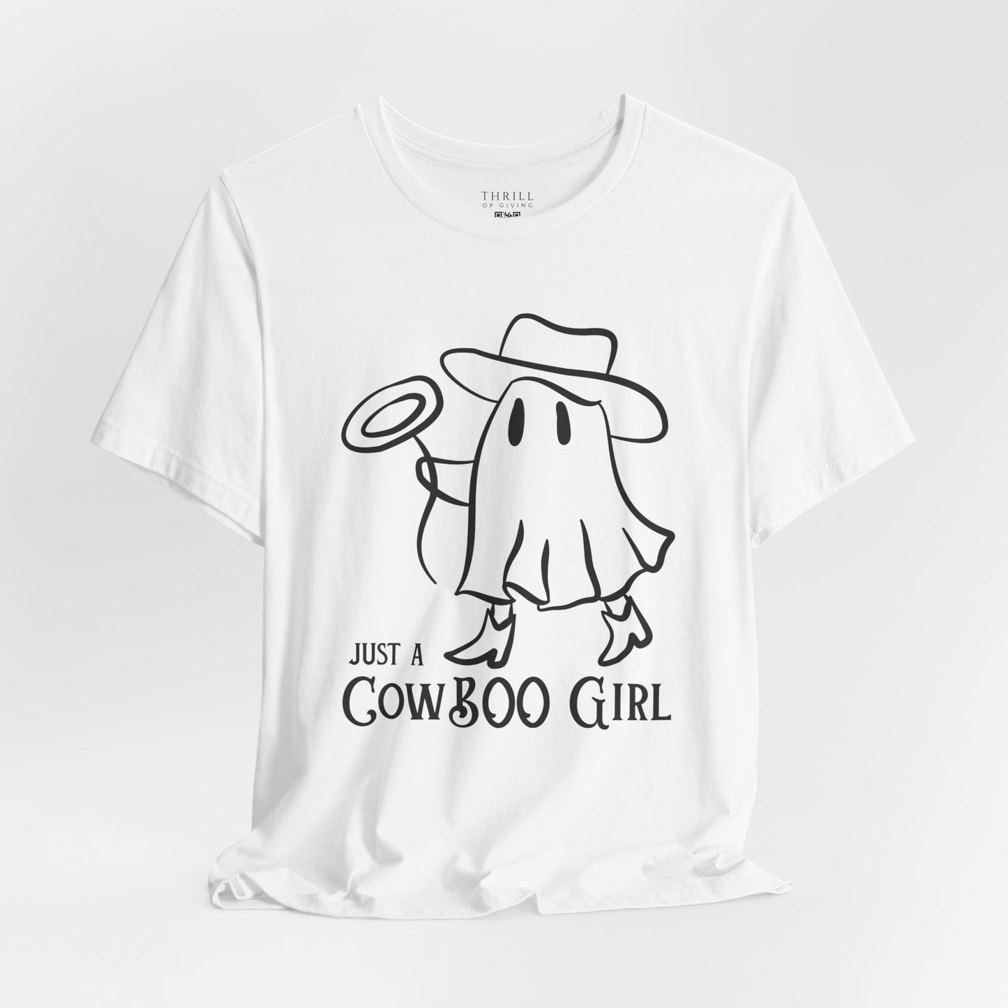 Cowgirl Halloween shirt - Cute Girly Ghost Cowgirl