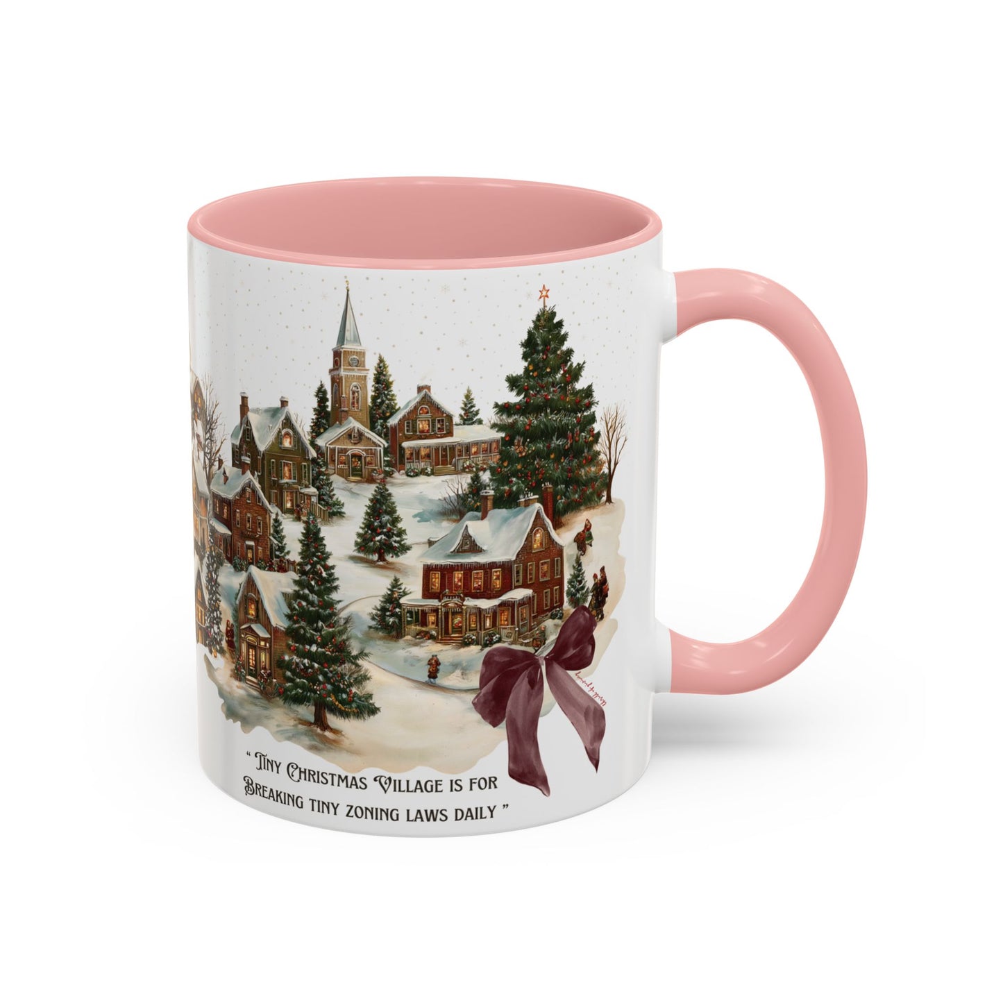 Tiny Christmas Village Mug