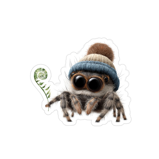 Curious Spider - Fun Die-Cut Sticker