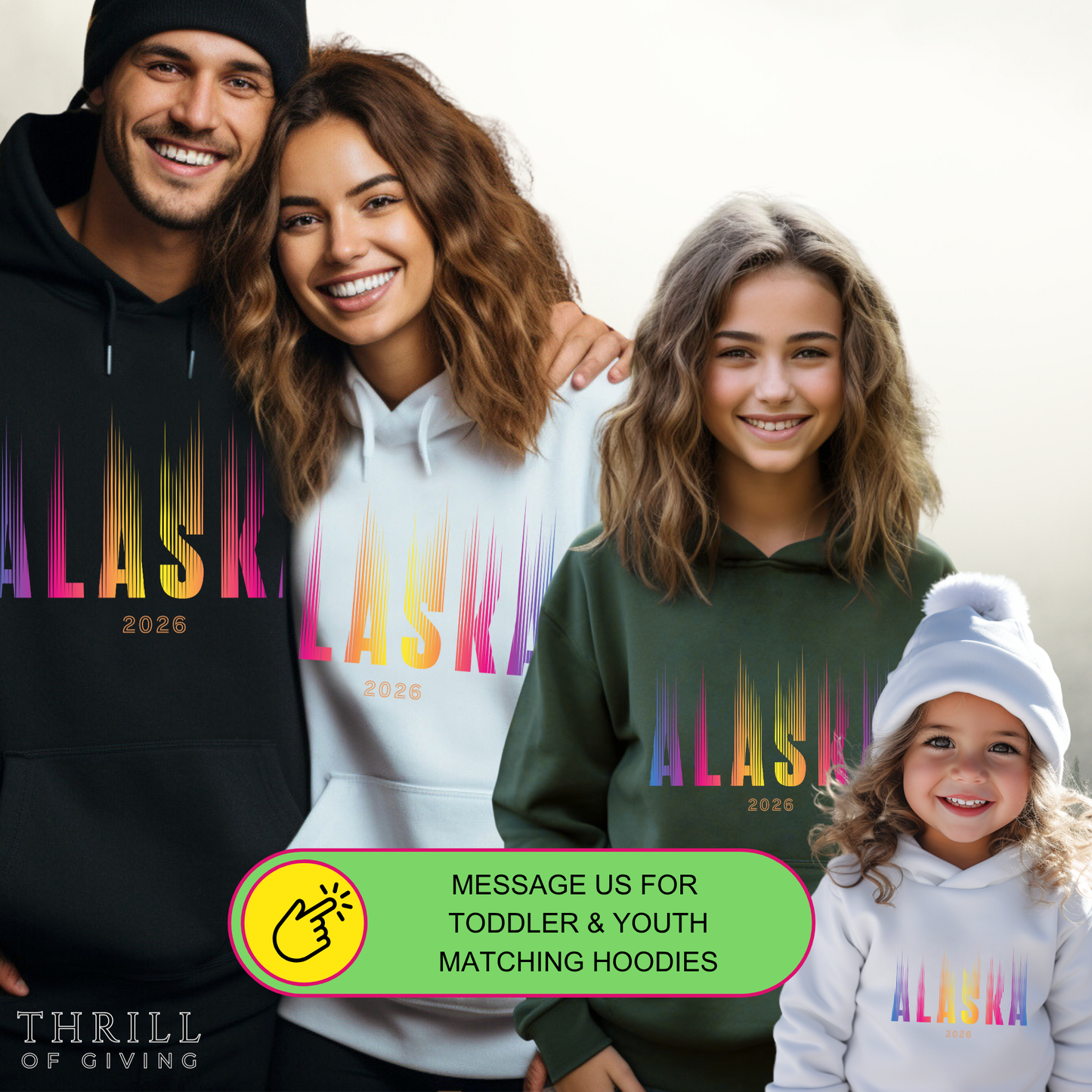 Aurora Borealis - ALASKA Hoodie