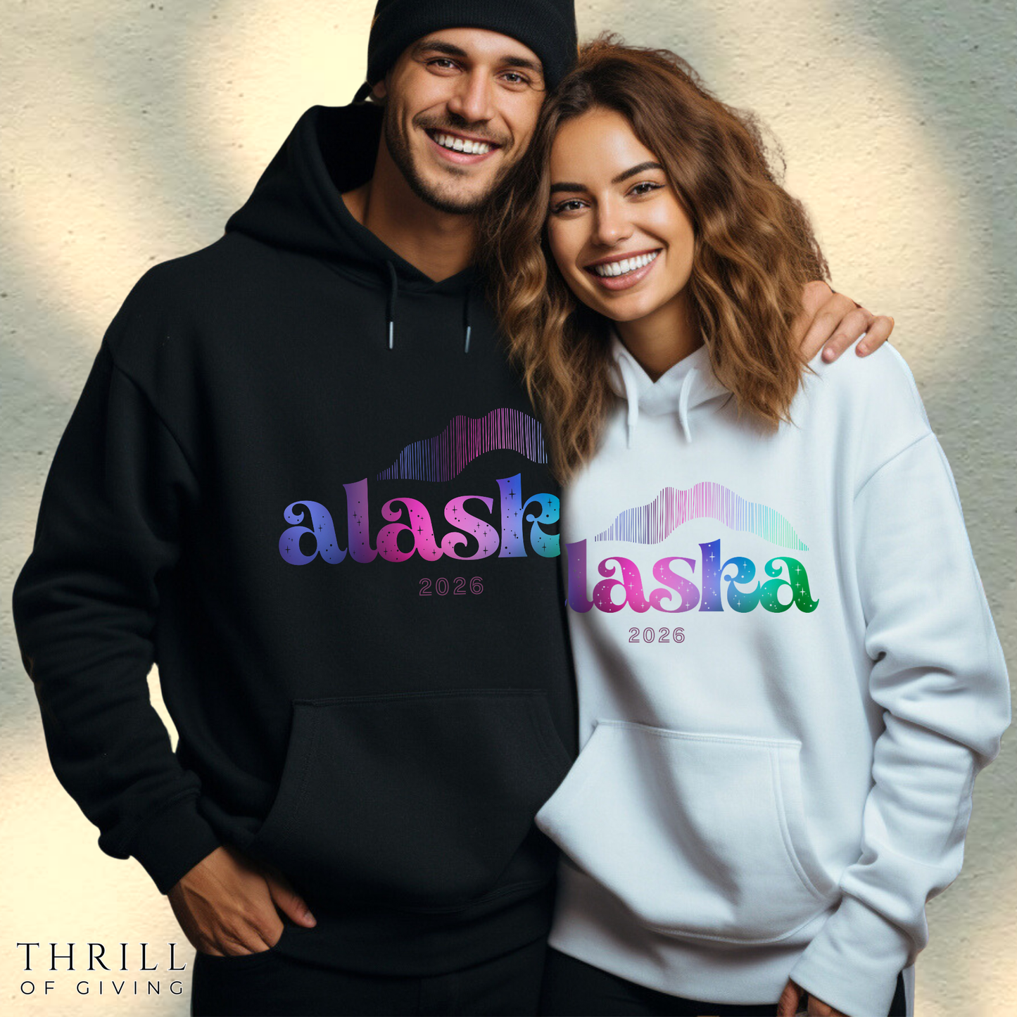 ALASKA Hoodie - Custom Northern Lights