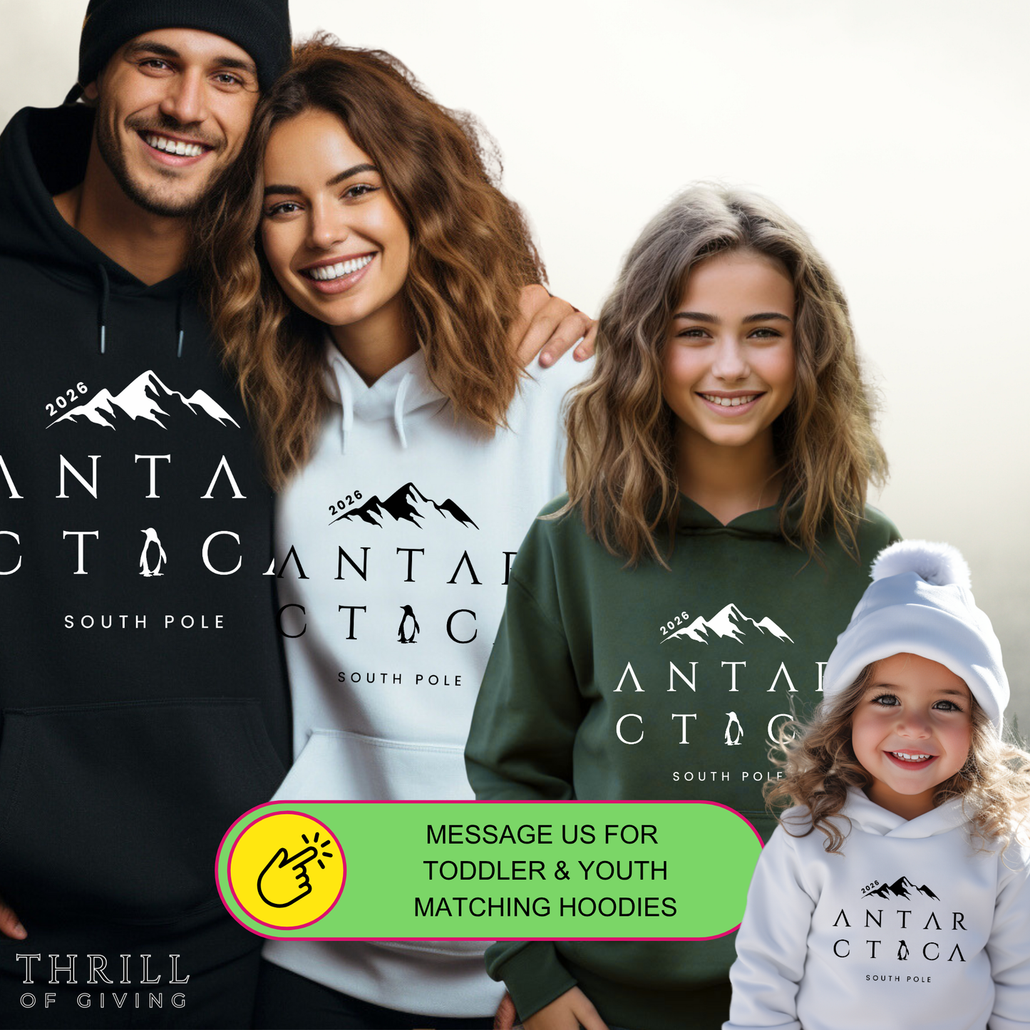 ANTARCTICA Hoodie - South Pole