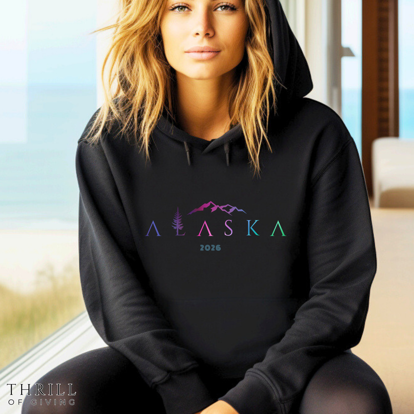 ALASKA Hoodie - Aurora Borealis EDITION
