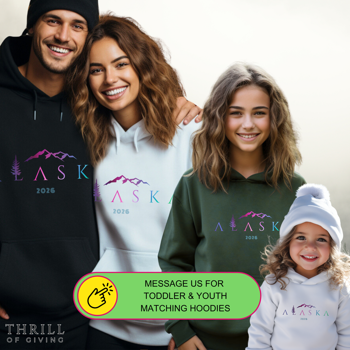 ALASKA Hoodie - Aurora Borealis EDITION