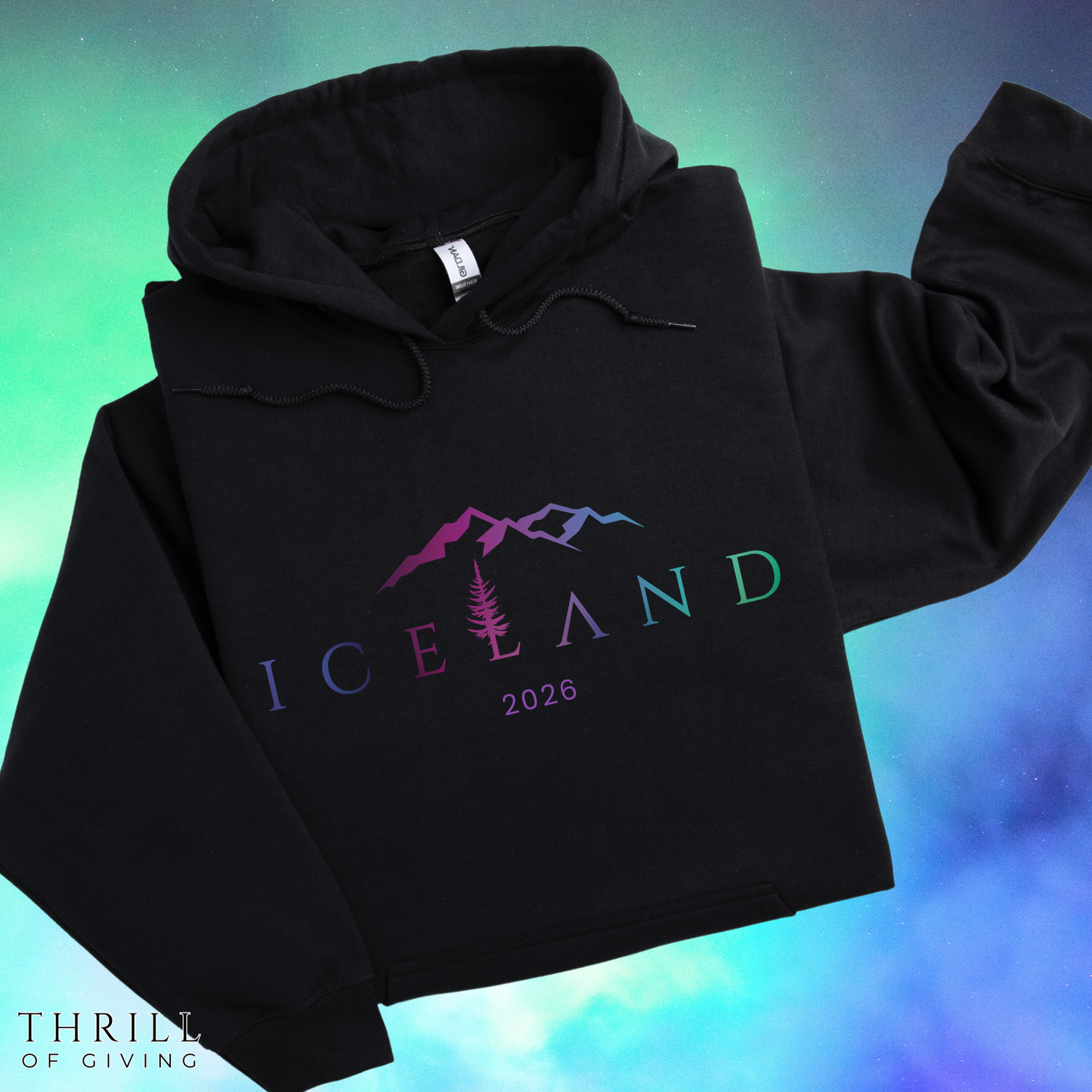 ICELAND Hoodie - Aurora Borealis EDITION