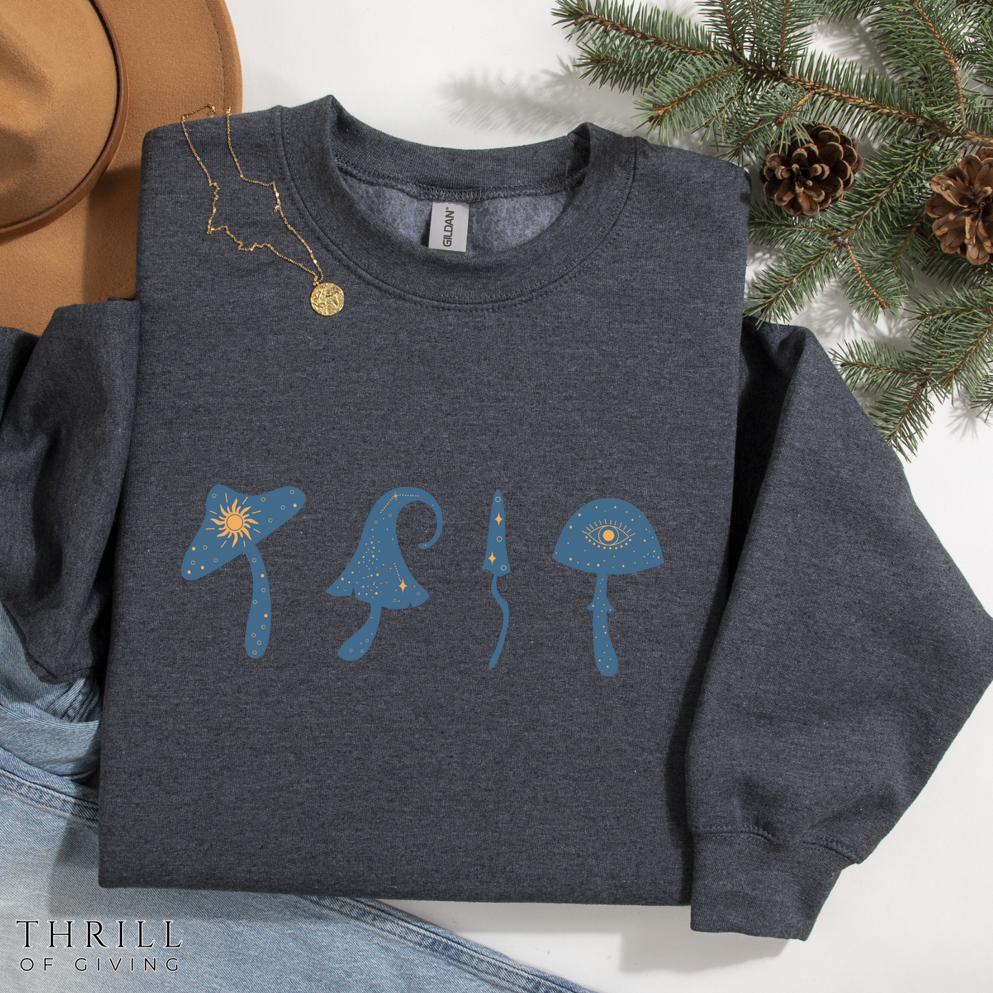 Celestial Mushroom sweatshirt