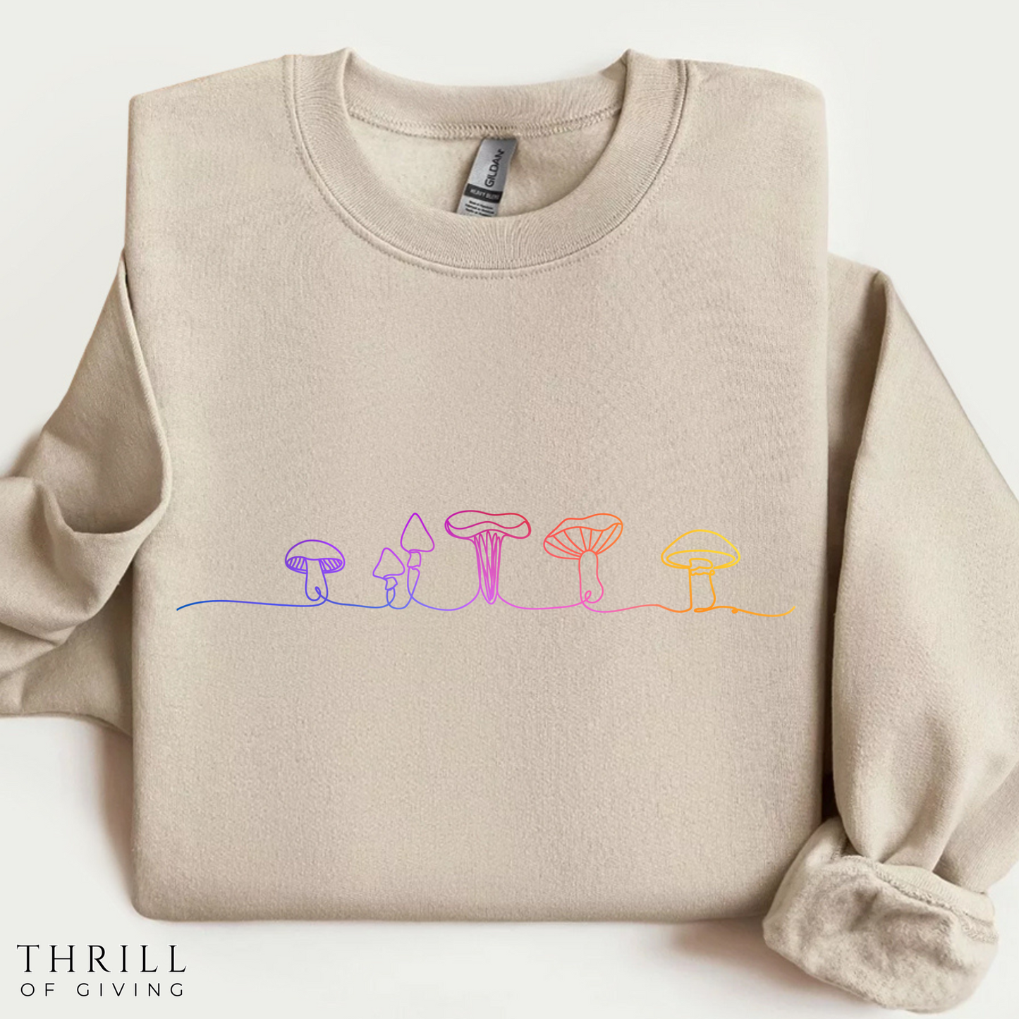 Mushroom sweatshirt -Gift for Mushroom Lovers