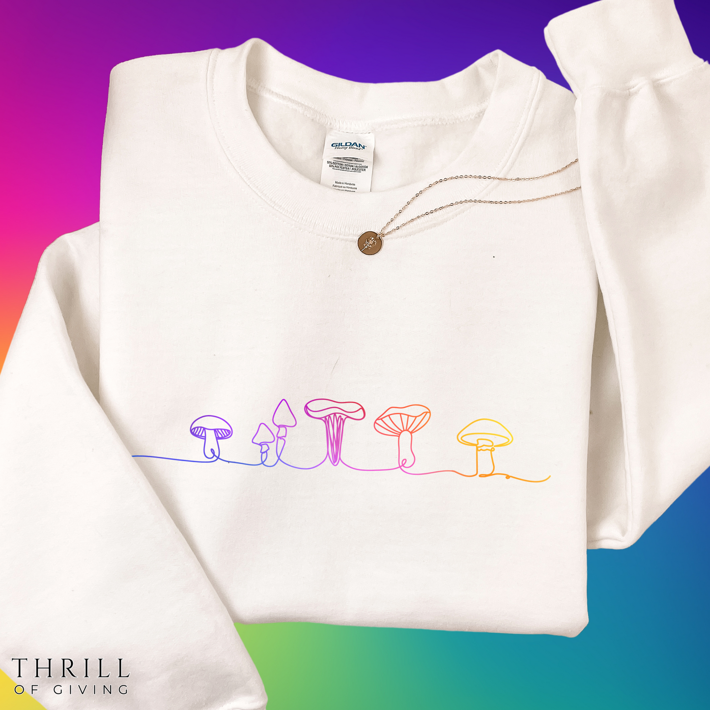 Mushroom sweatshirt -Gift for Mushroom Lovers